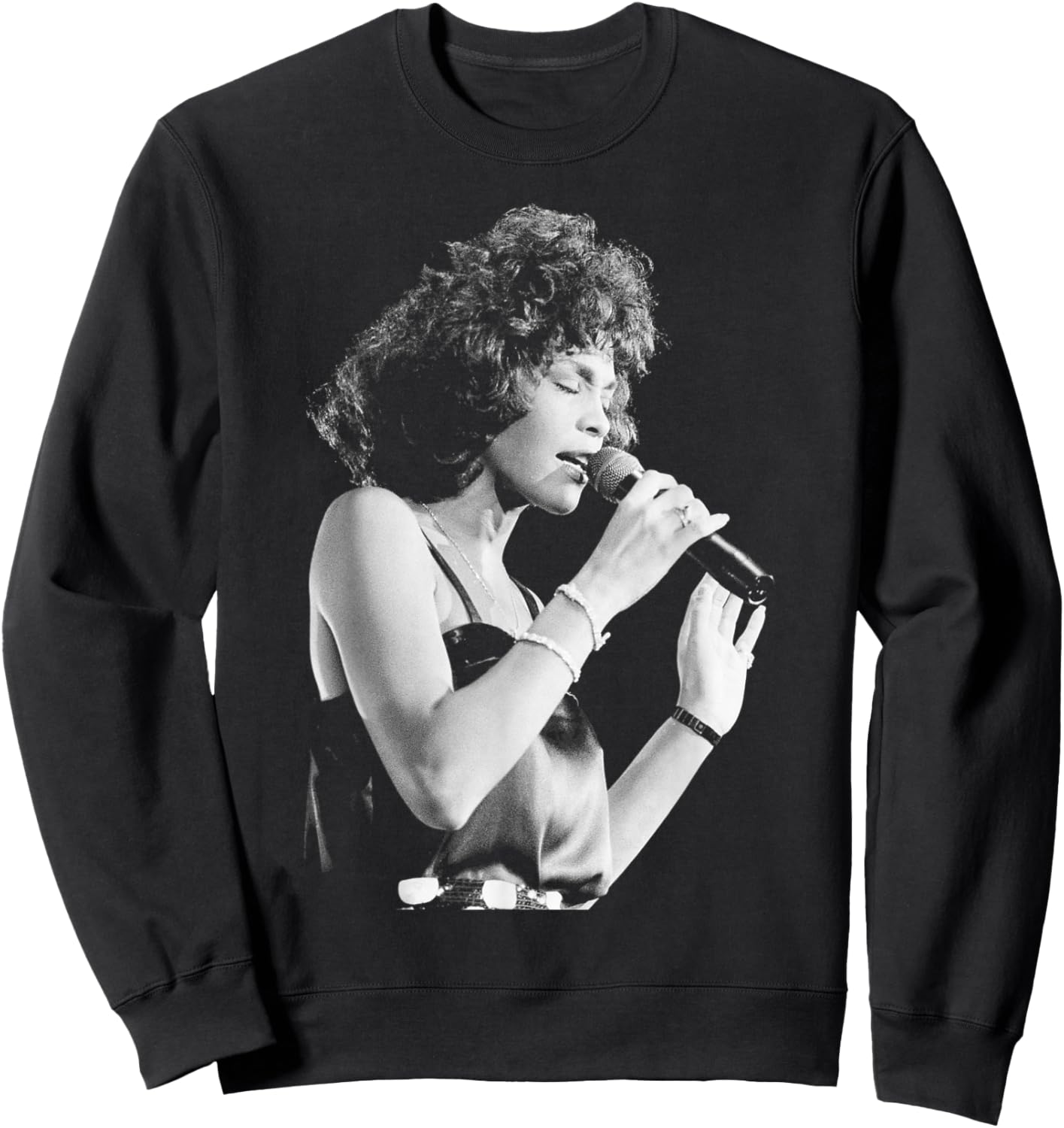 Whitney Houston On Tour I Wanna Dance with Somebody NEC Sweatshirt - Sweatshirt | Black