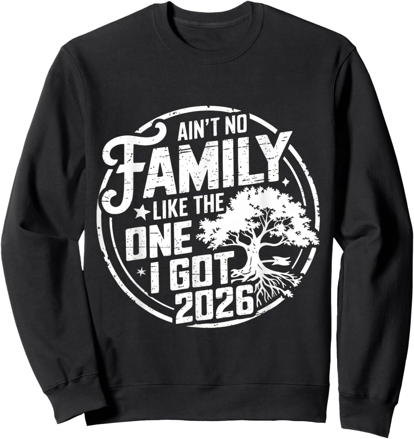 Ain't No Family Like The One I Got Reunion 2026 Funny Sweatshirt - Sweatshirt | Black