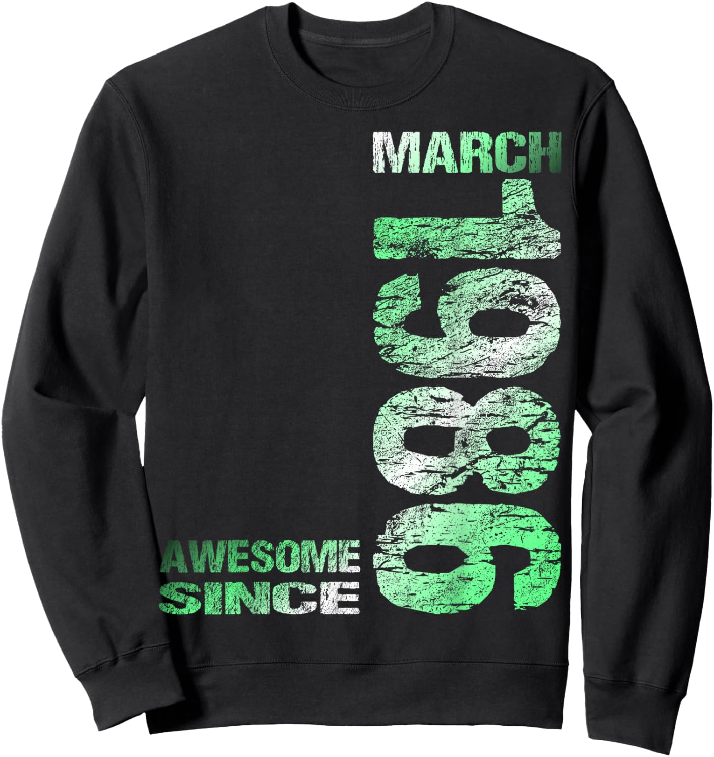 Awesome Since March 1986 Vintage 40. Birthday Sweatshirt - Sweatshirt | Black