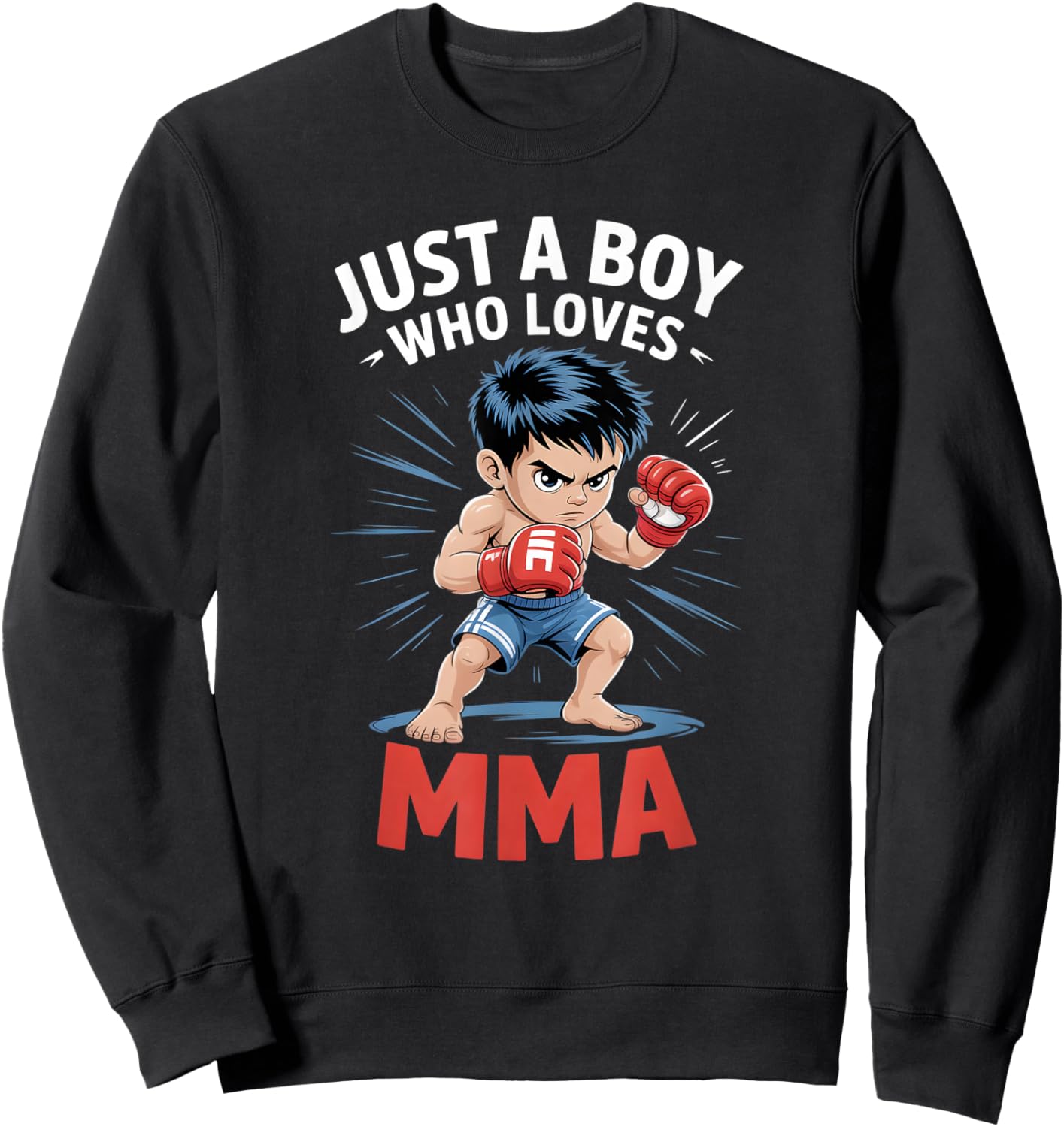 Boys MMA Sweatshirt - Sweatshirt | Black
