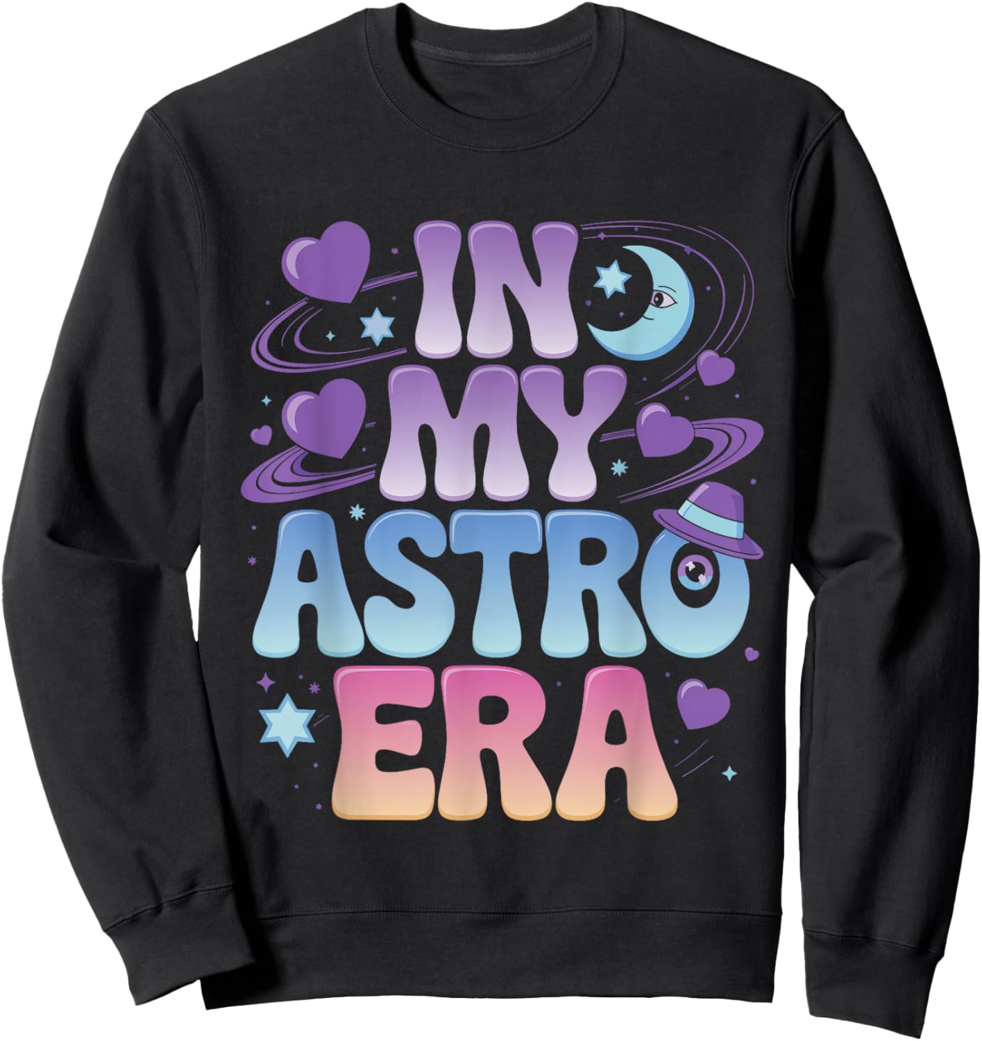 Funny Dandys World Astro Kids in My Astro Era Dandys World Sweatshirt - Sweatshirt | Black
