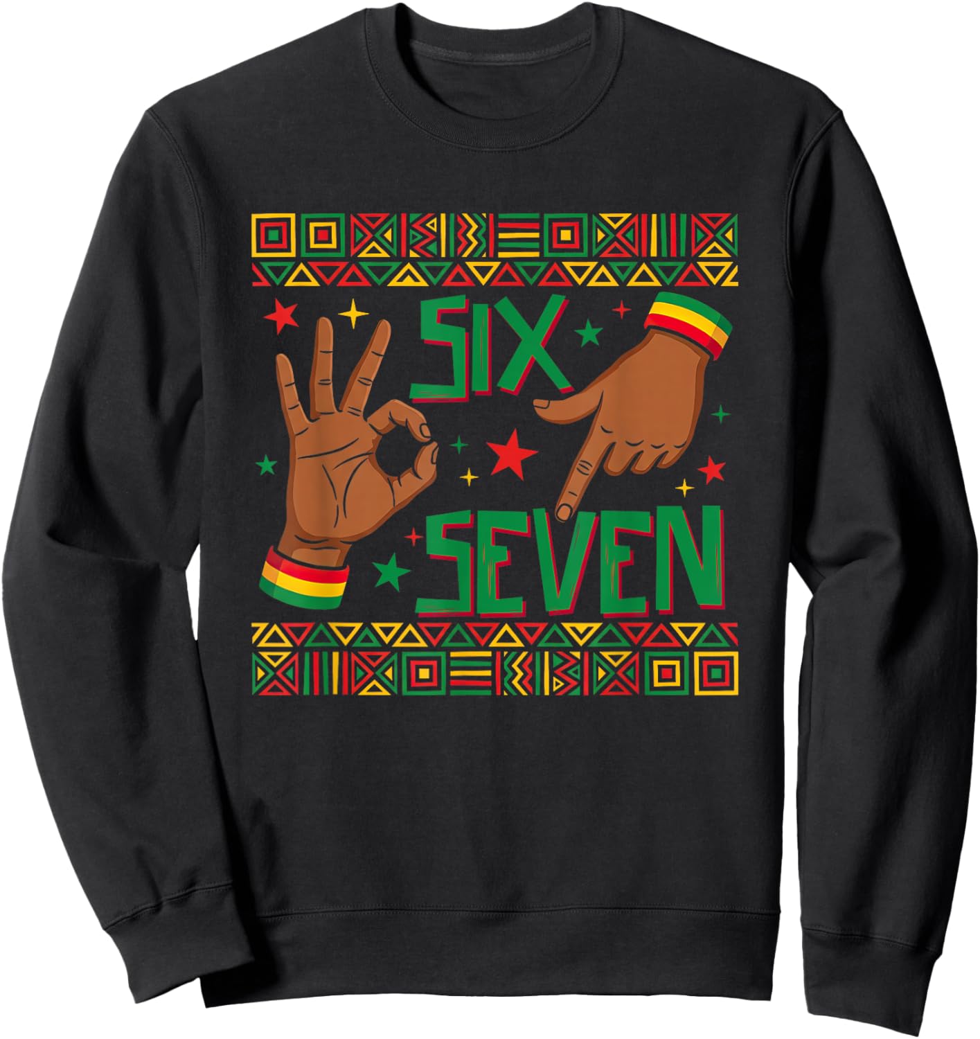 67 Black History Six Seven African American Boys Girls Kids Sweatshirt - Sweatshirt | Black