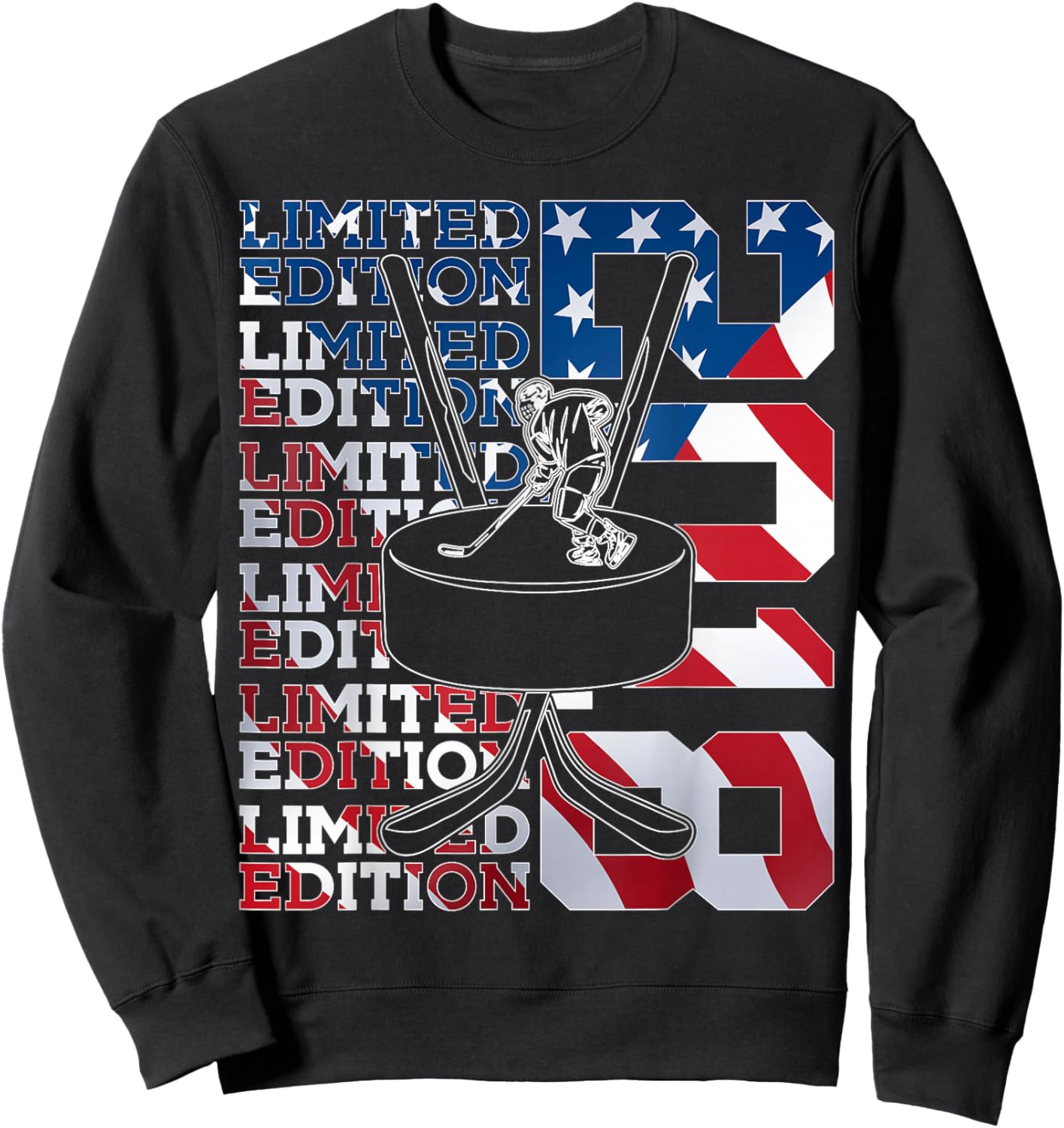 Limited Edition 2018 ICE Hockey 8TH Birthday Sweatshirt - Sweatshirt | Black