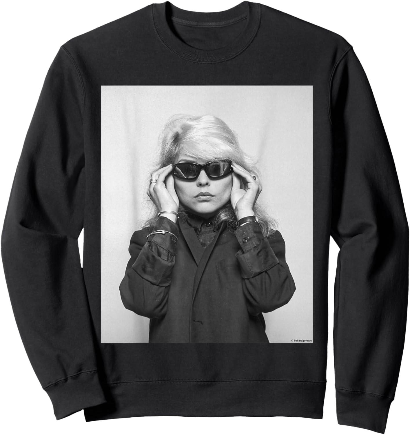 Blondie Debbie Harry New Wave Pop Singer by Allan Ballard Sweatshirt - Sweatshirt | Black