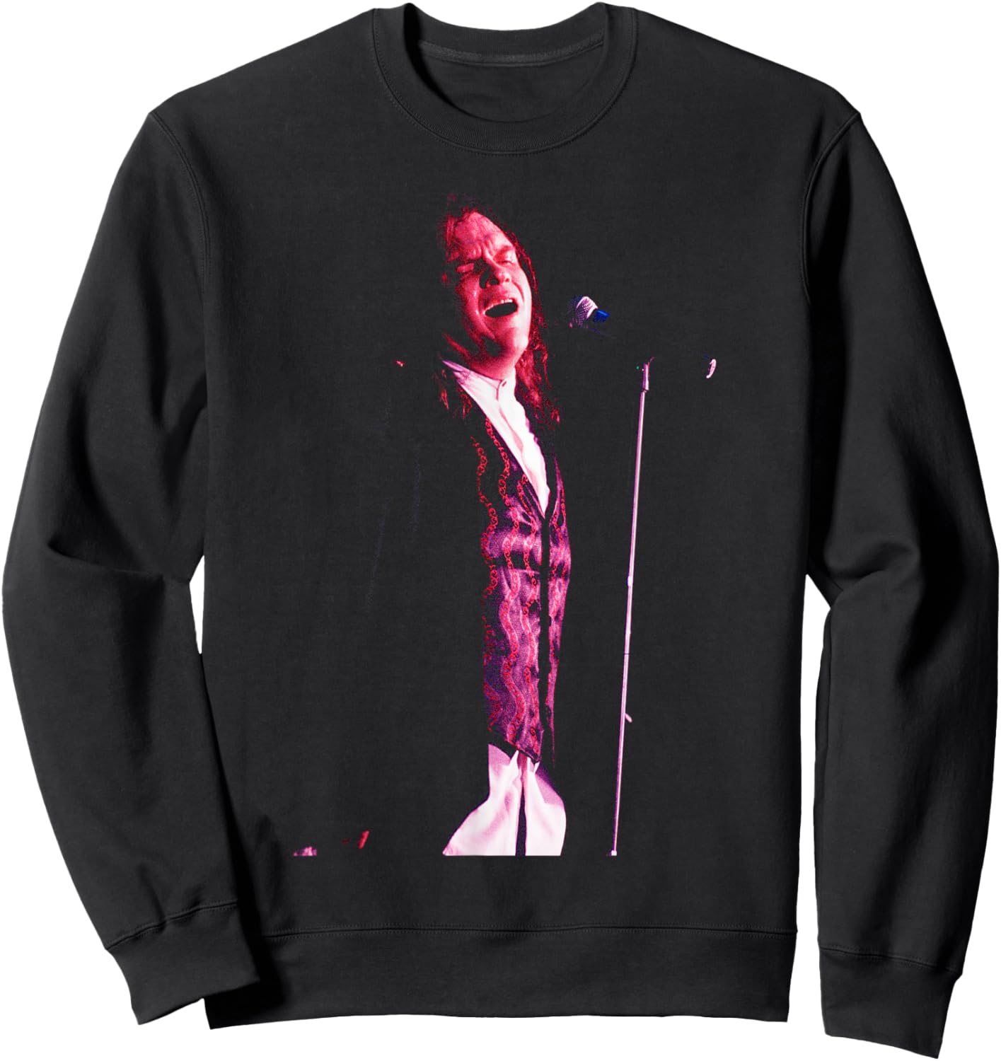I'd Do Anything for Love Singer Meat Loaf Everything Louder Sweatshirt - Sweatshirt | Black