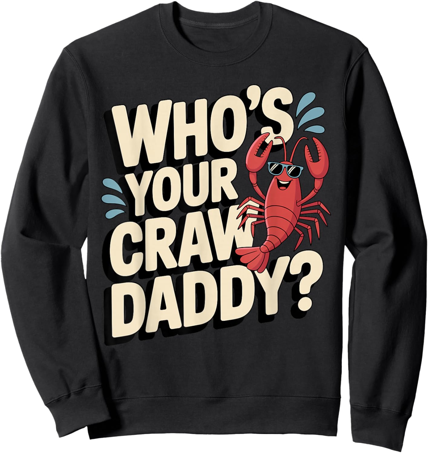 Crawfish Art Women Kids Crawfish Boil Crawfish Lover Sweatshirt - Sweatshirt | Black