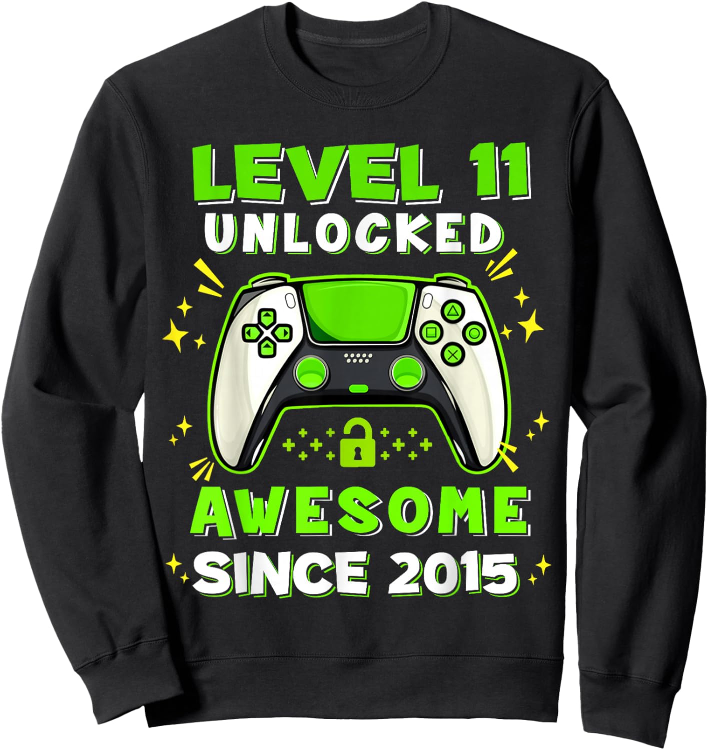11th Birthday for Boys 11 Years Birthday Kids Gifts Sweatshirt - Sweatshirt | Black