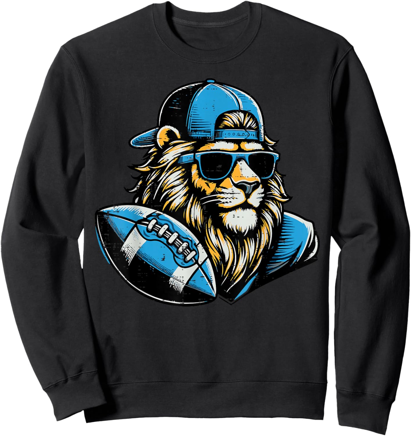 Lion Men Kids Women Boys Girls Youth Teen Sweatshirt - Sweatshirt | Black