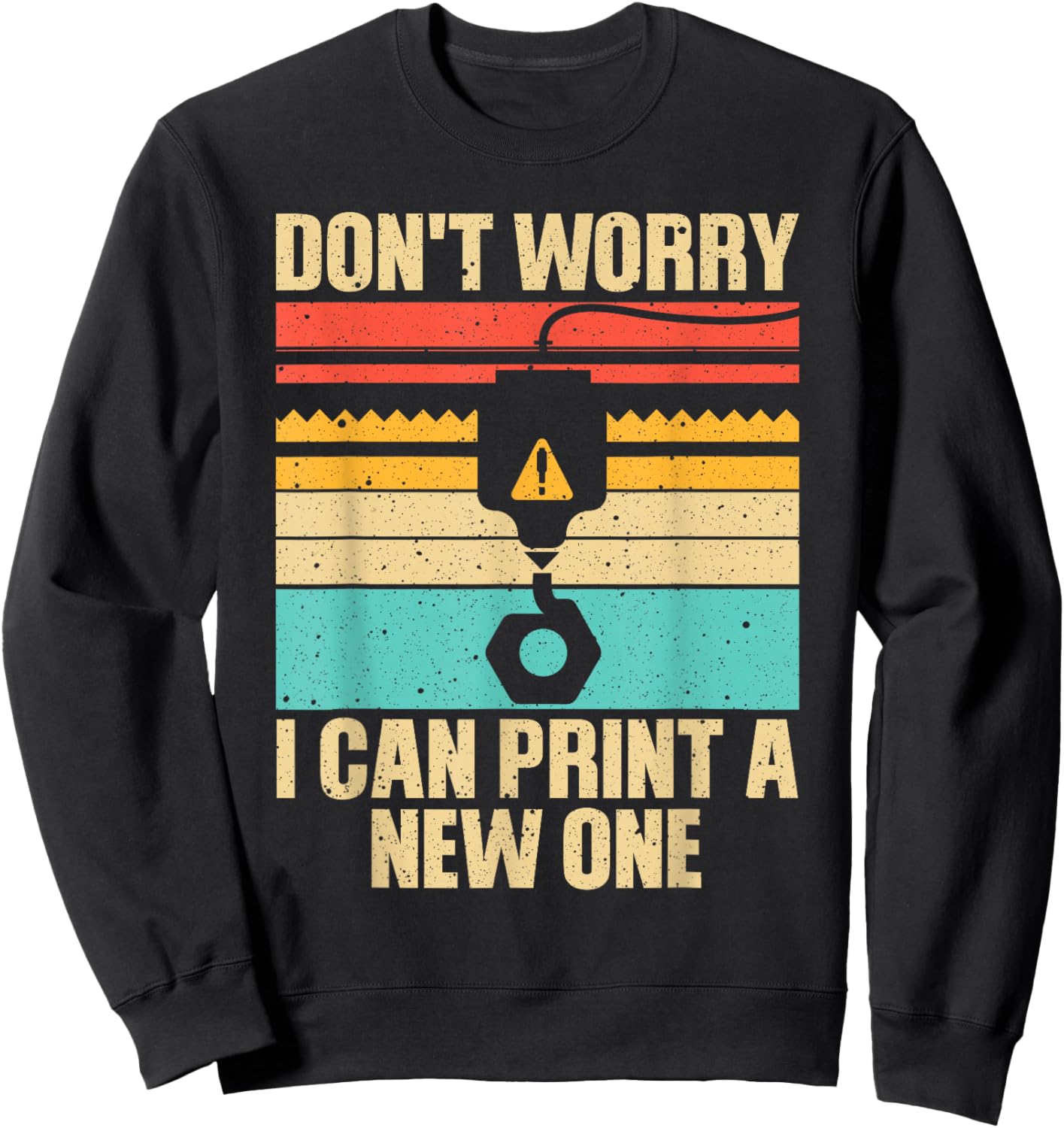 3D Printing Art Women 3D Printer Lover 3D Printing Sweatshirt - Sweatshirt | Black