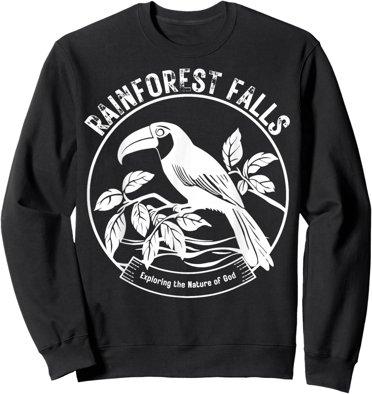 Rainforest Falls VBS 2026 Exploring The Nature of God Bible Sweatshirt - Sweatshirt | Black