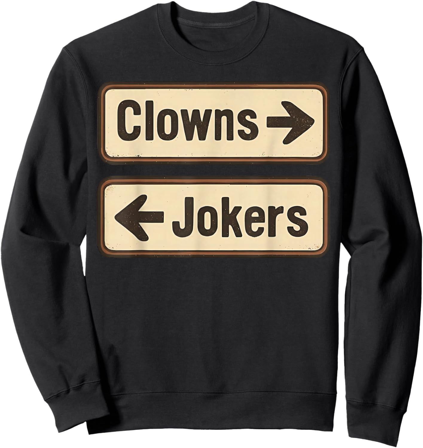 Clowns Jokers Sweatshirt - Sweatshirt | Black