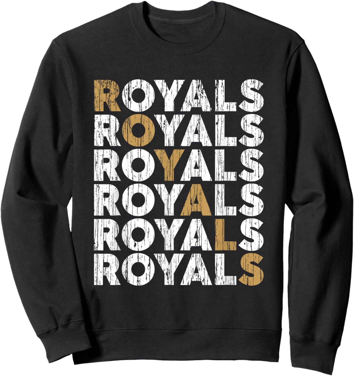 Royals Retro Gift Women Boys Girls Kids Sweatshirt - Sweatshirt | Black