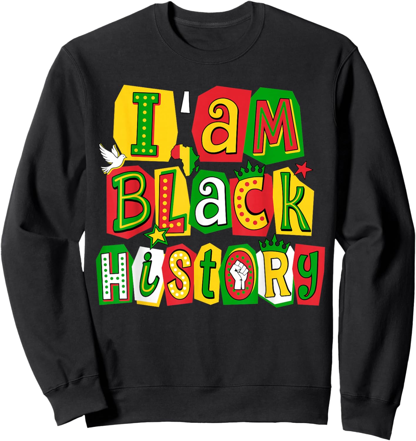 I'm Black History Month African American Black Men Women Kid Sweatshirt - Sweatshirt | Black