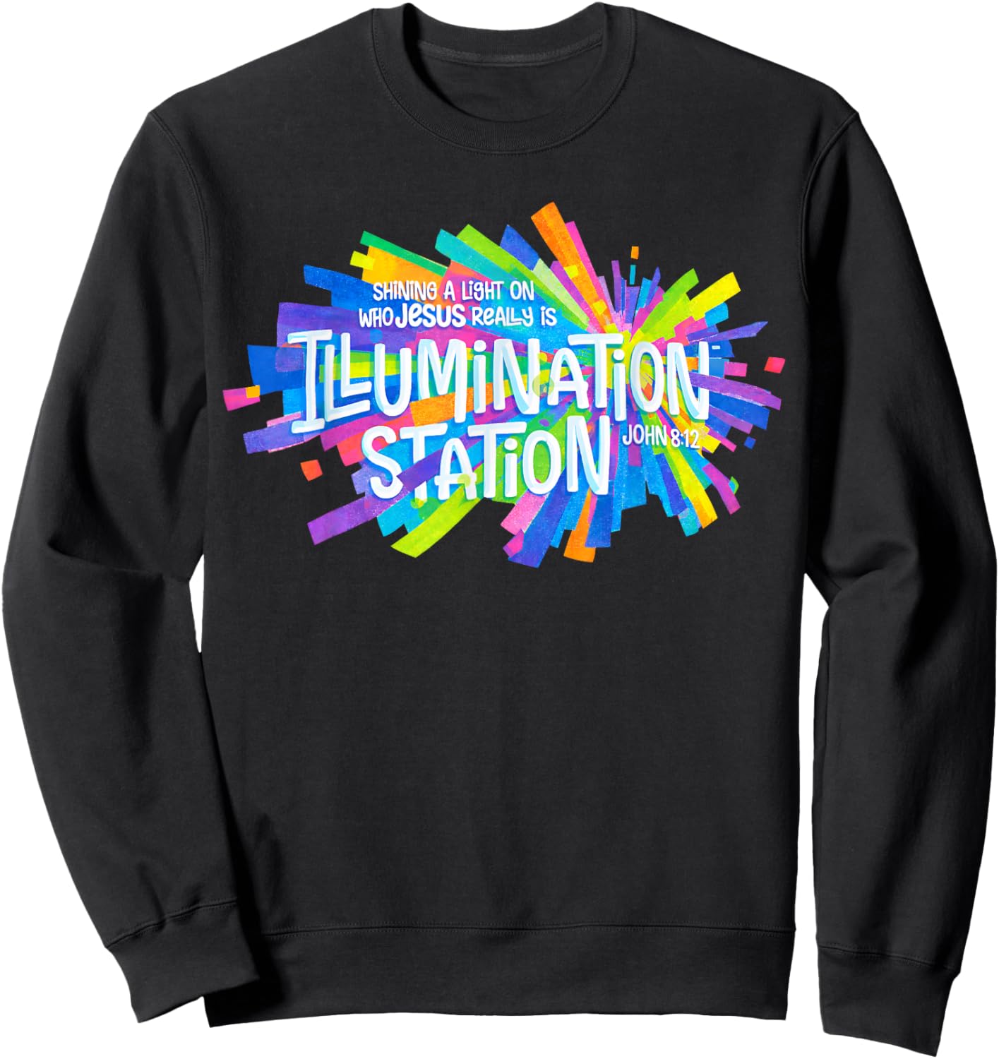Illumination Station VBS 2026 Vacation Bible School 2 Sided Sweatshirt - Sweatshirt | Black