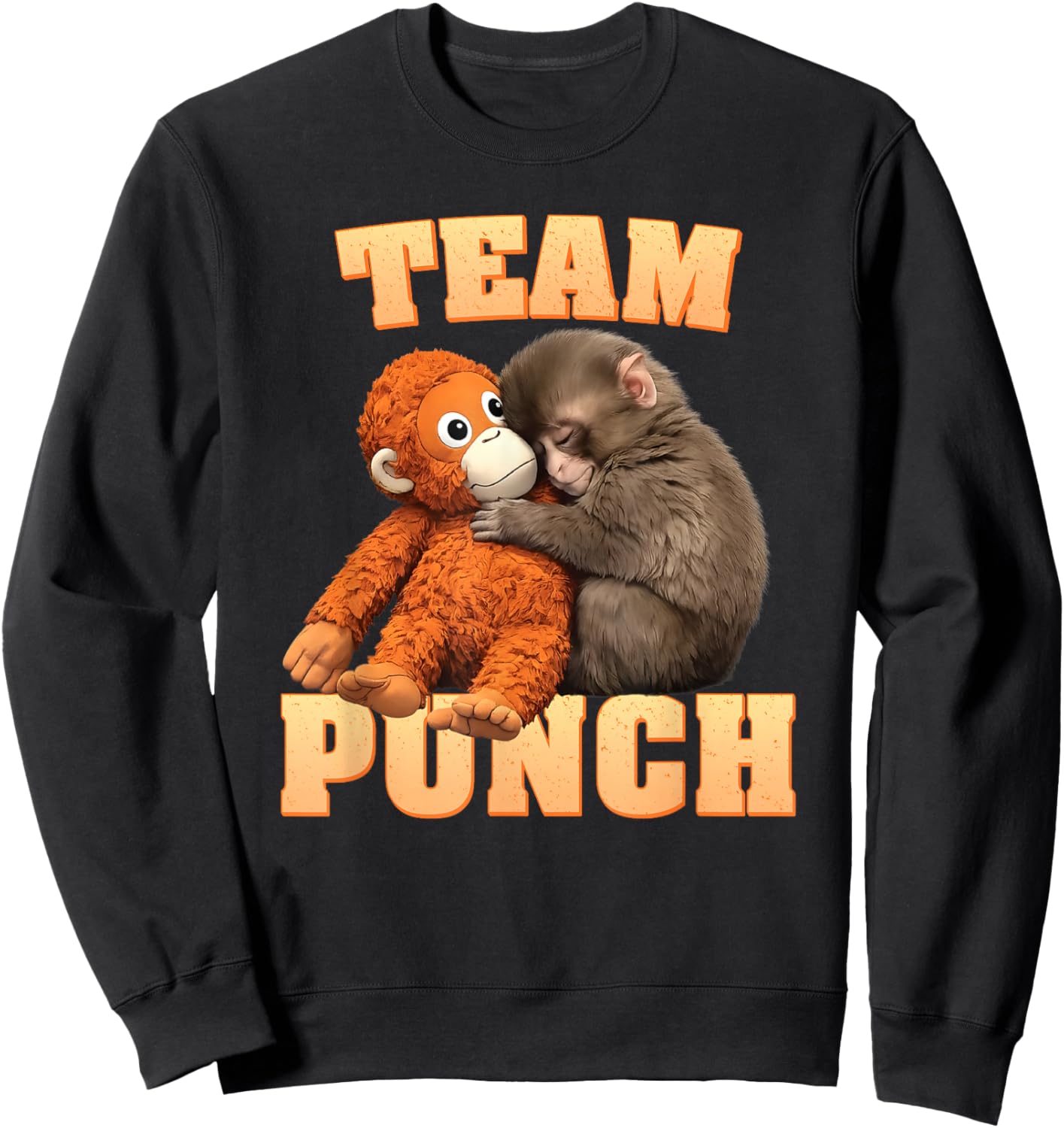 Monkey Punch Team Punch Sweatshirt - Sweatshirt | Black
