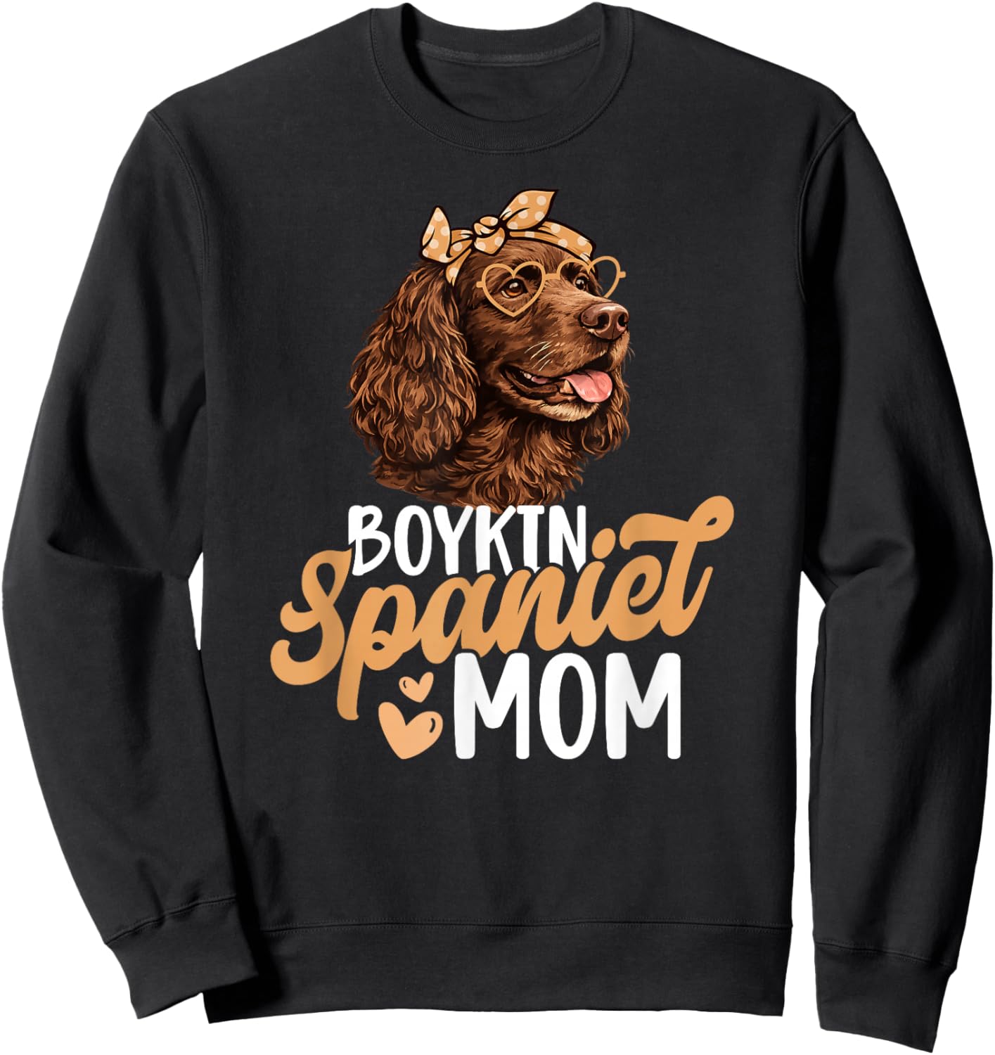 Boykin Spaniel Mom Boykin Spaniel Owner Sweatshirt - Sweatshirt | Black