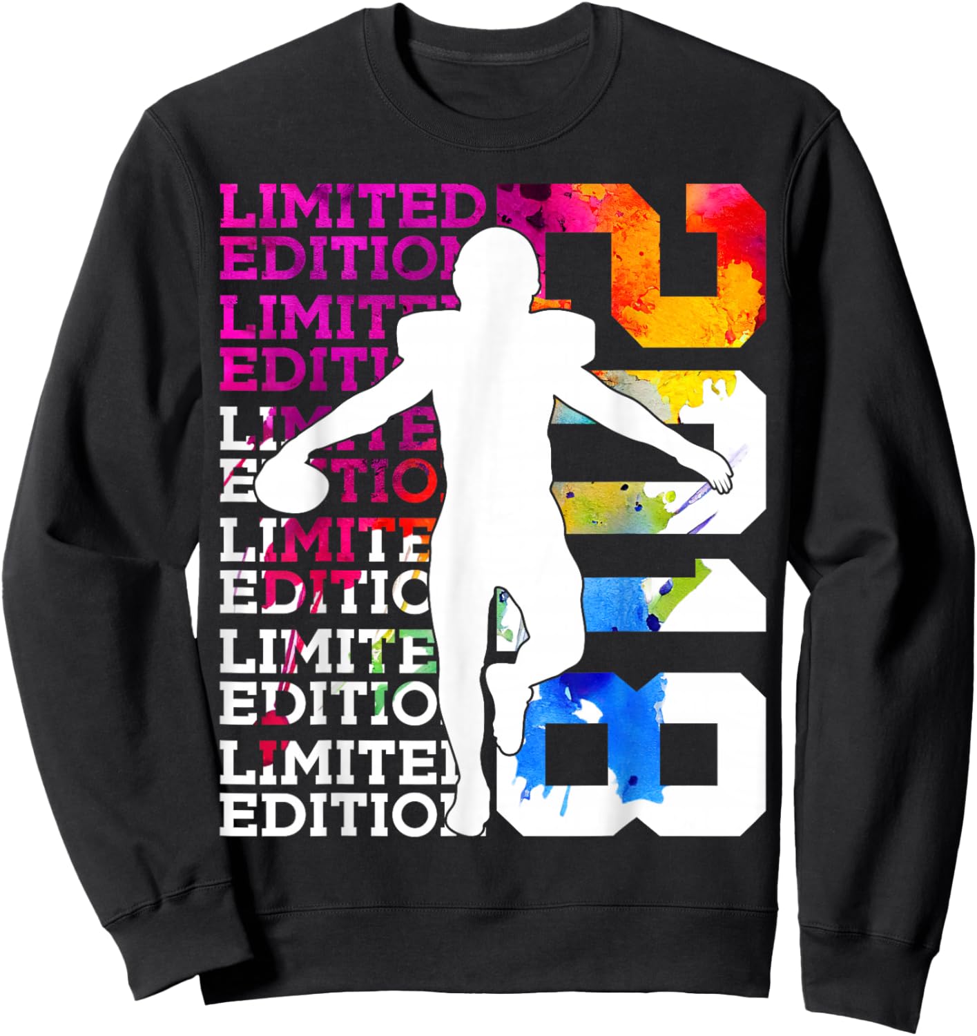 Limited Edition 2018 Football 8TH Birthday Sweatshirt - Sweatshirt | Black
