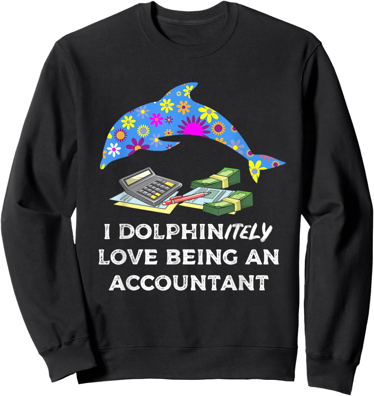 Accountant Accounting CPA Funny Cute Sweatshirt - Sweatshirt | Black