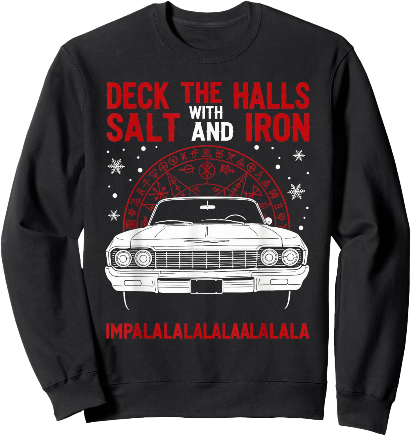 Christmas Design Sweatshirt - Sweatshirt | Black