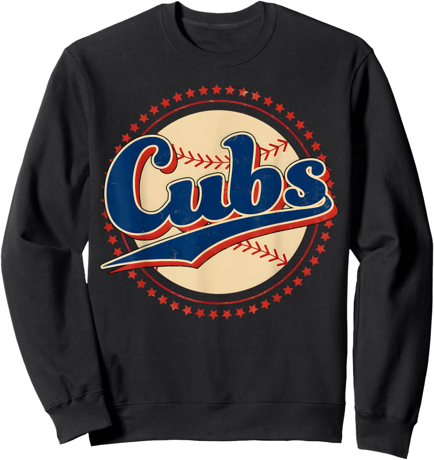 Vintage Cubs Gifts Women Boys Girls Kids Sweatshirt - Sweatshirt | Black