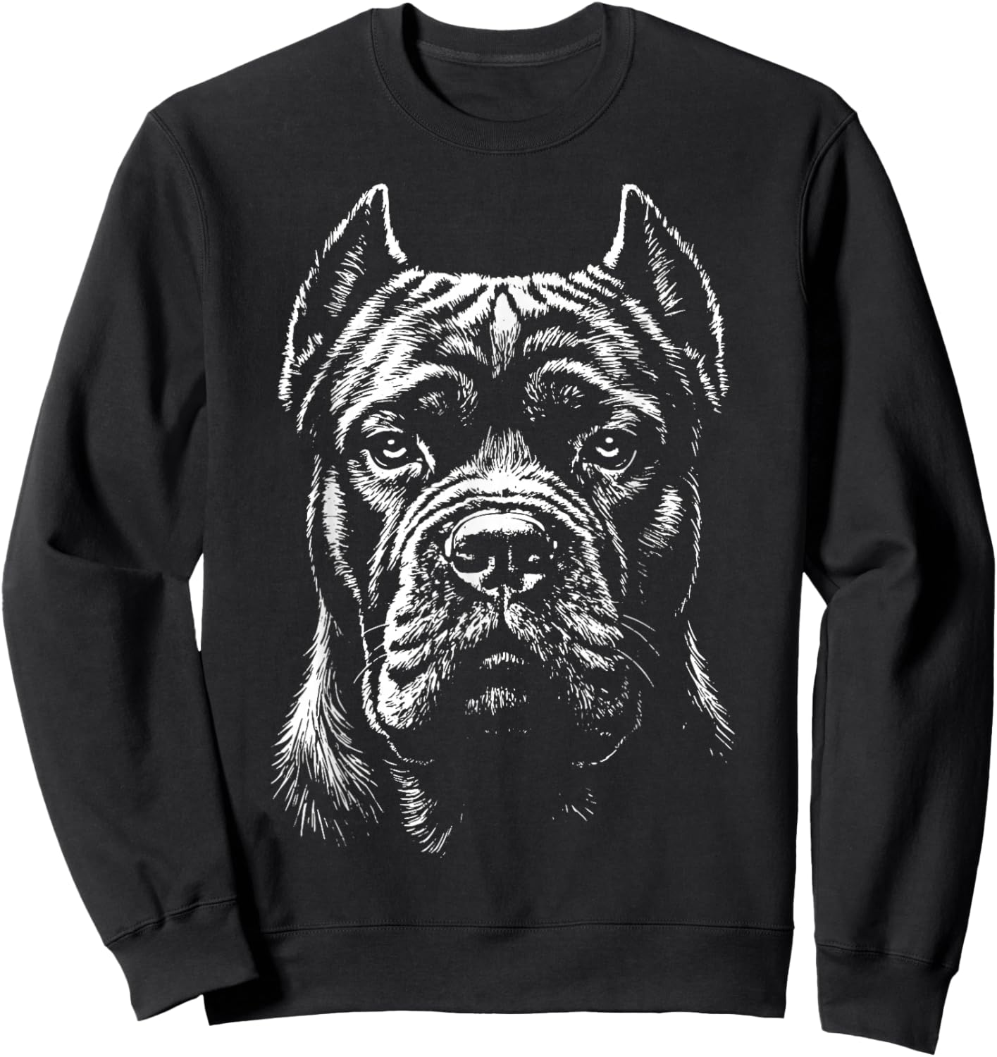 Cane Corso Illustration Sweatshirt - Sweatshirt | Black