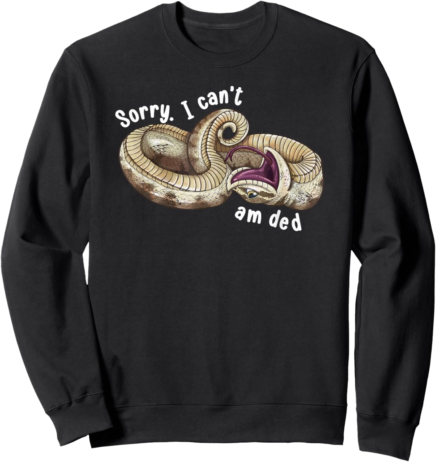 Funny Hognose Snake Owner Hognose Snake Lover Sweatshirt - Sweatshirt | Black