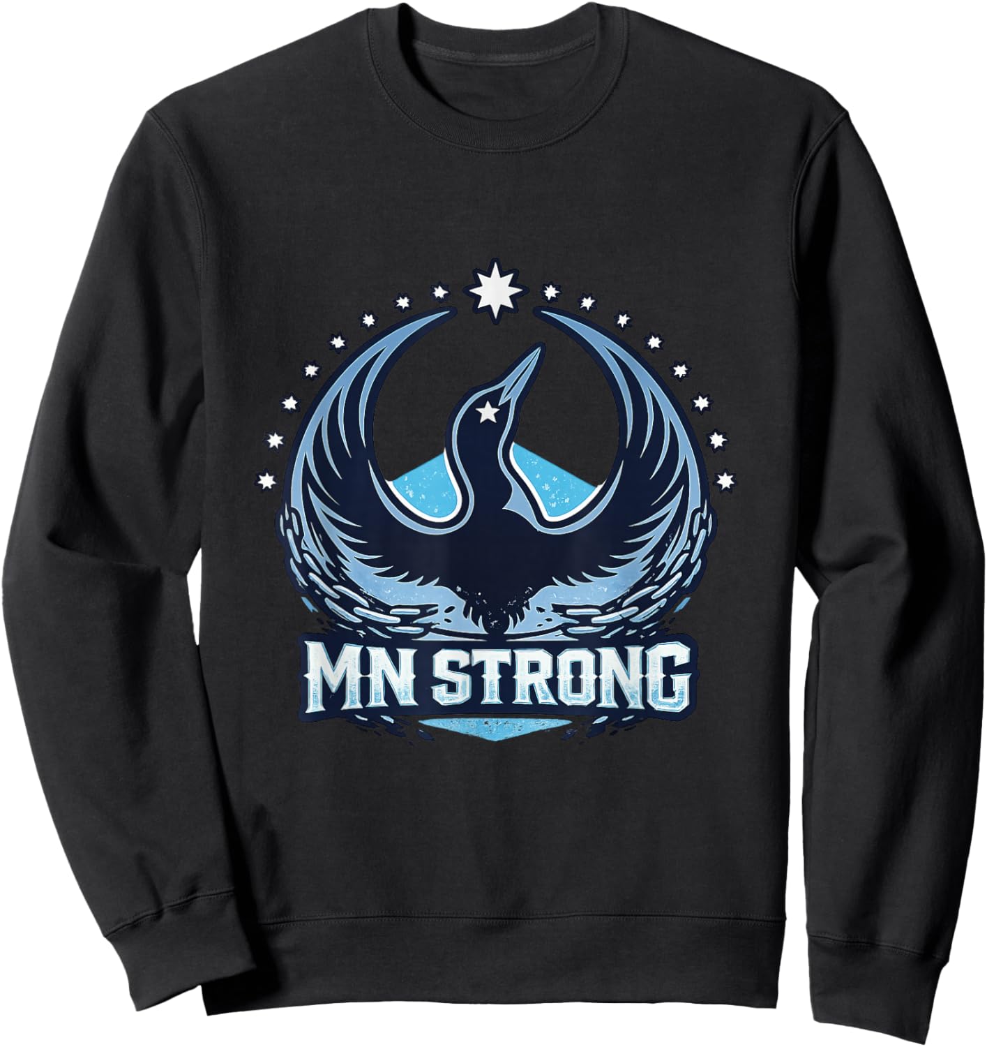 MN Strong Minnesota Loon Unity Sweatshirt - Sweatshirt | Black