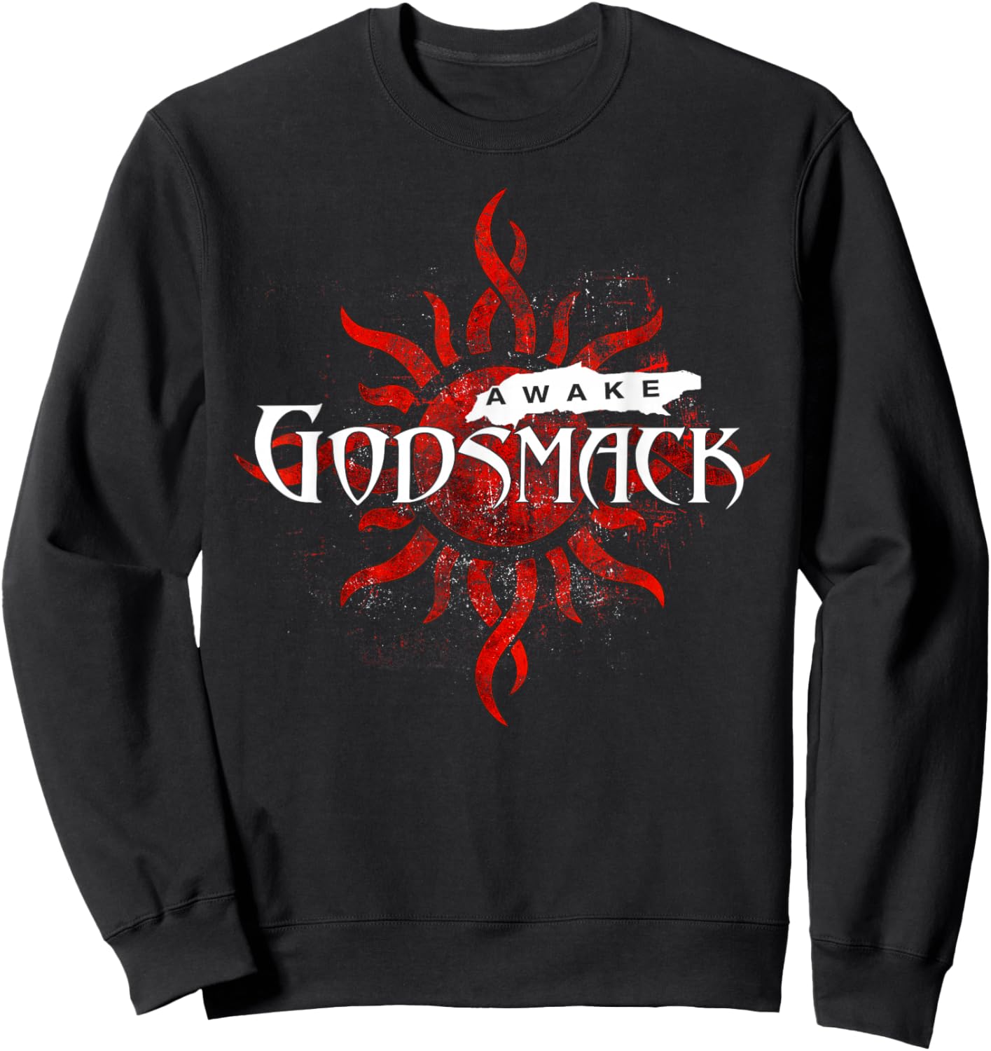 Godsmack Awake Sun 25th On Navy Sweatshirt - Sweatshirt | Black