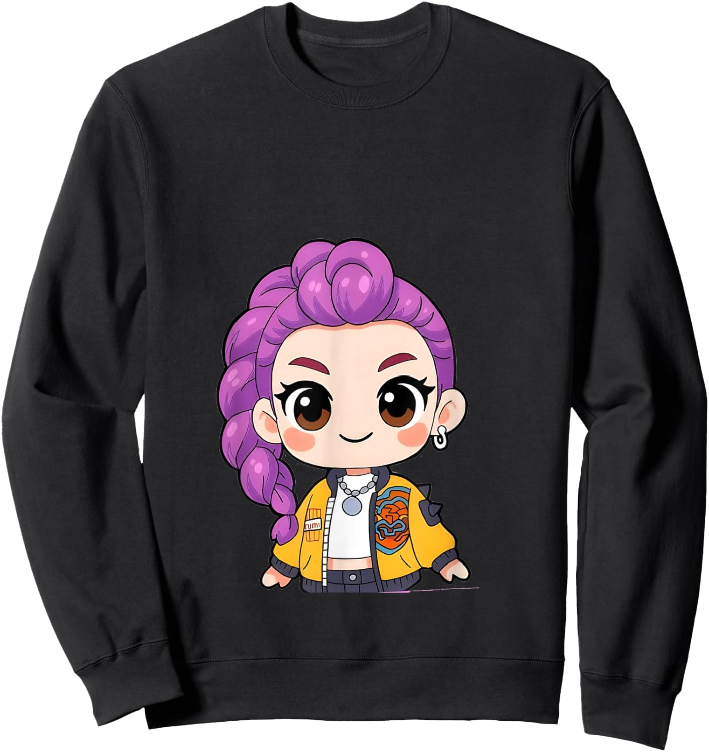 Cute Rumi Sweatshirt - Sweatshirt | Black