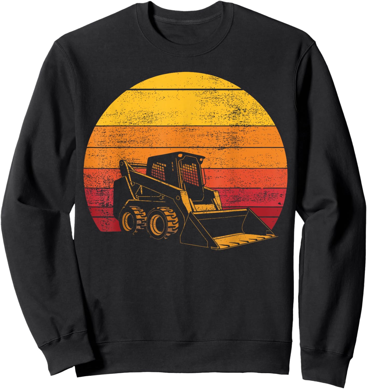 Vintage Skid Steer Sweatshirt - Sweatshirt | Black