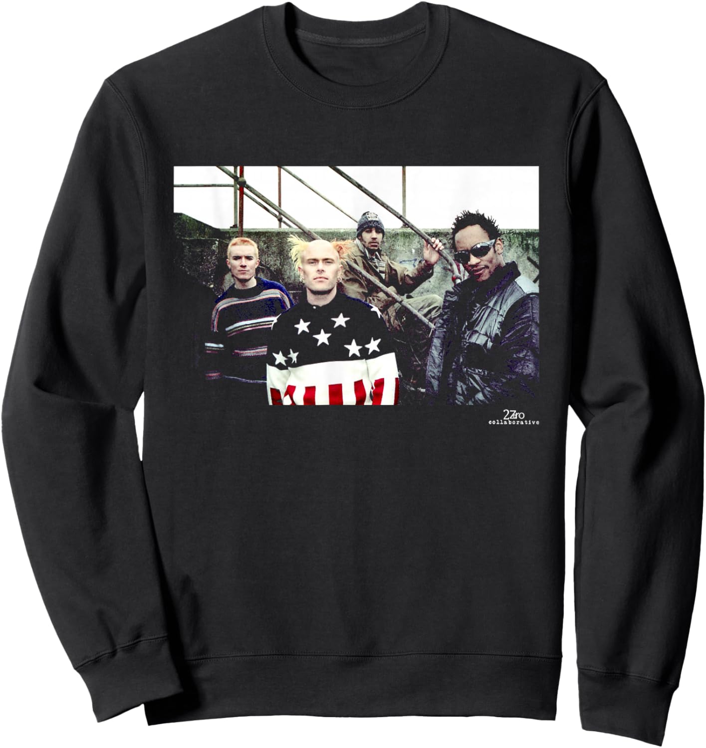 Keith Flint The Prodigy Electronic Band Photo Phil Nicholls Sweatshirt - Sweatshirt | Black