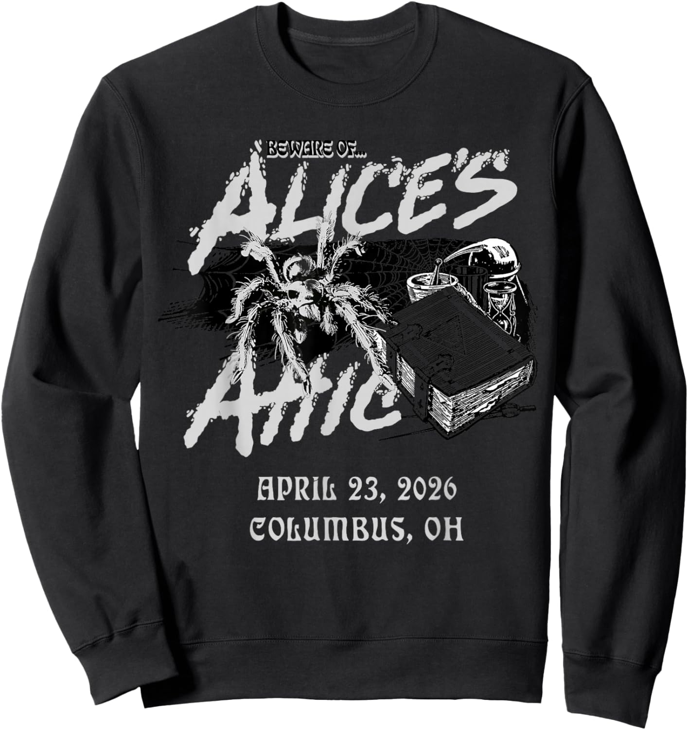 Alice Cooper 2026 Tour Columbus Sweatshirt - Sweatshirt | Black