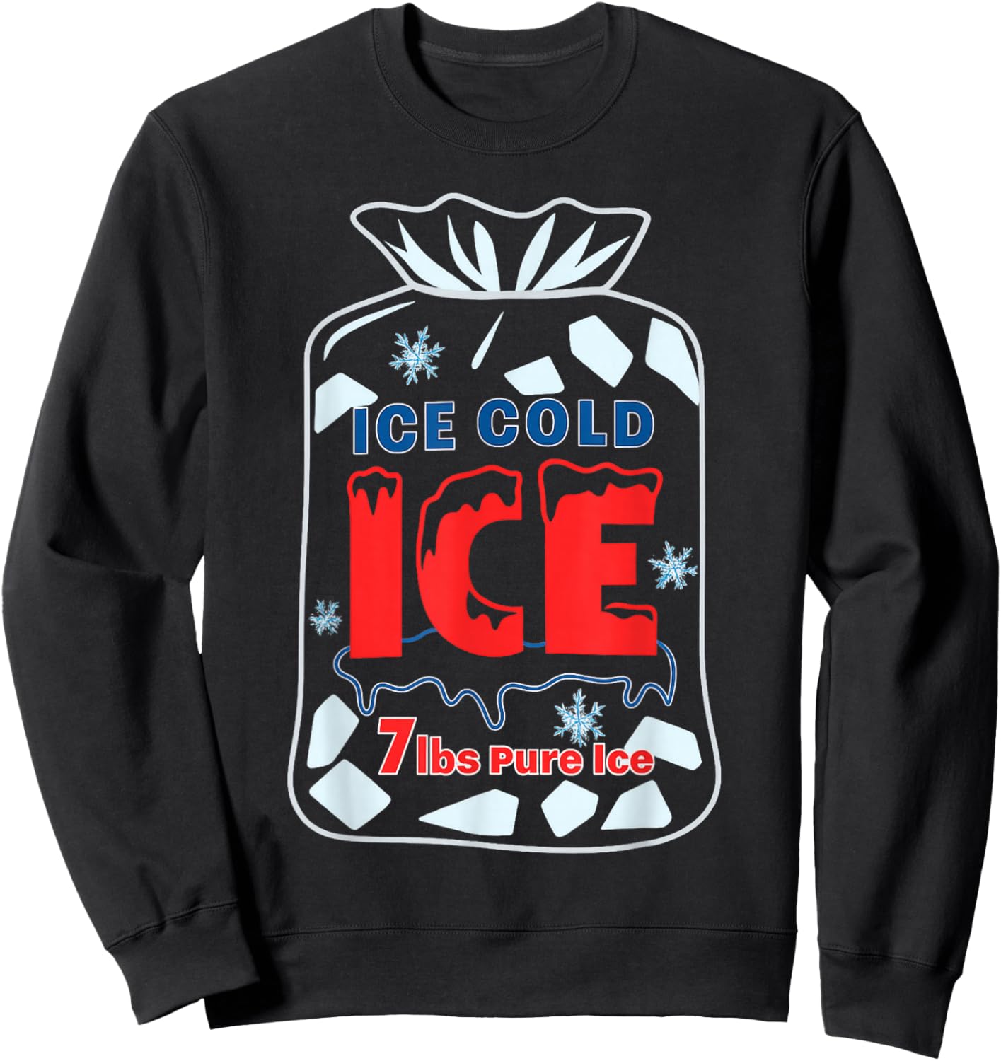 Bag of Ice Halloween Costume Sweatshirt - Sweatshirt | Black