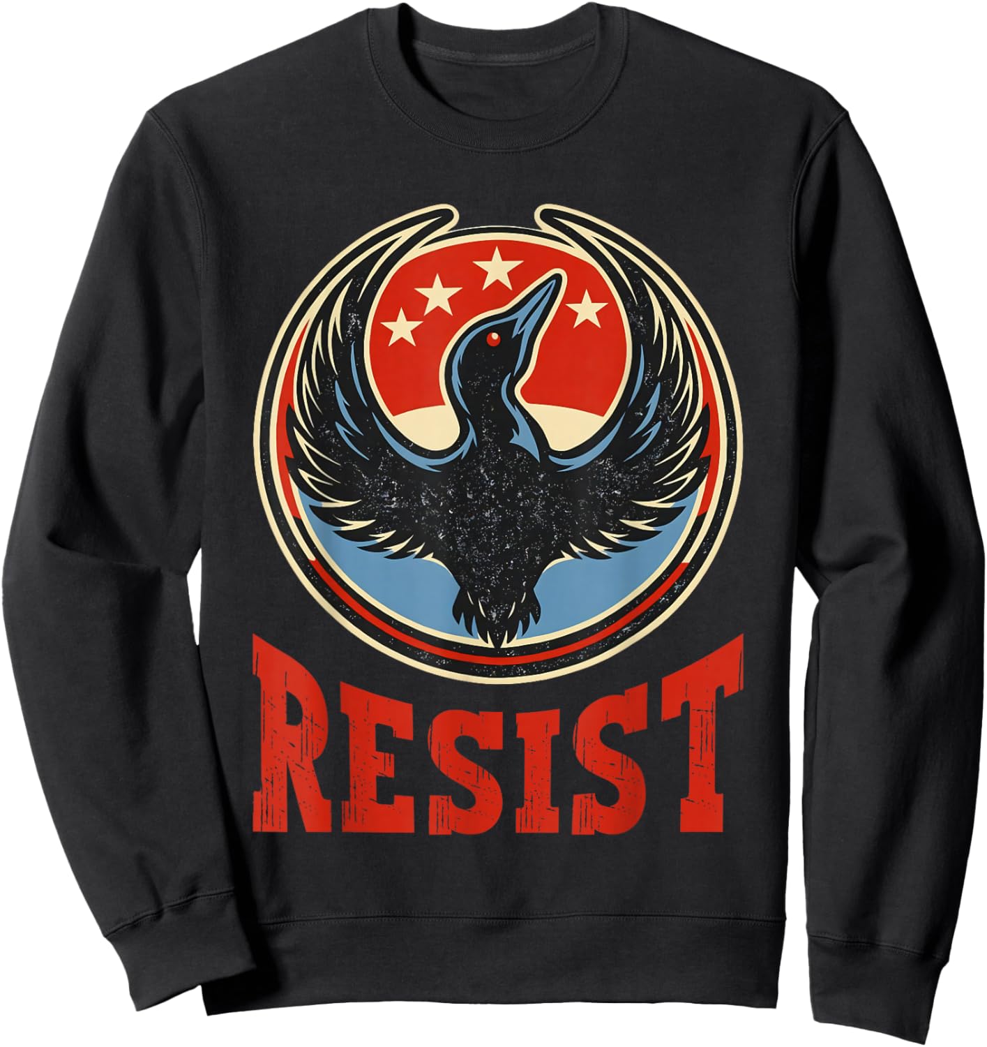 Resist Minnesota Rebel New State Flag Men Women Sweatshirt - Sweatshirt | Black