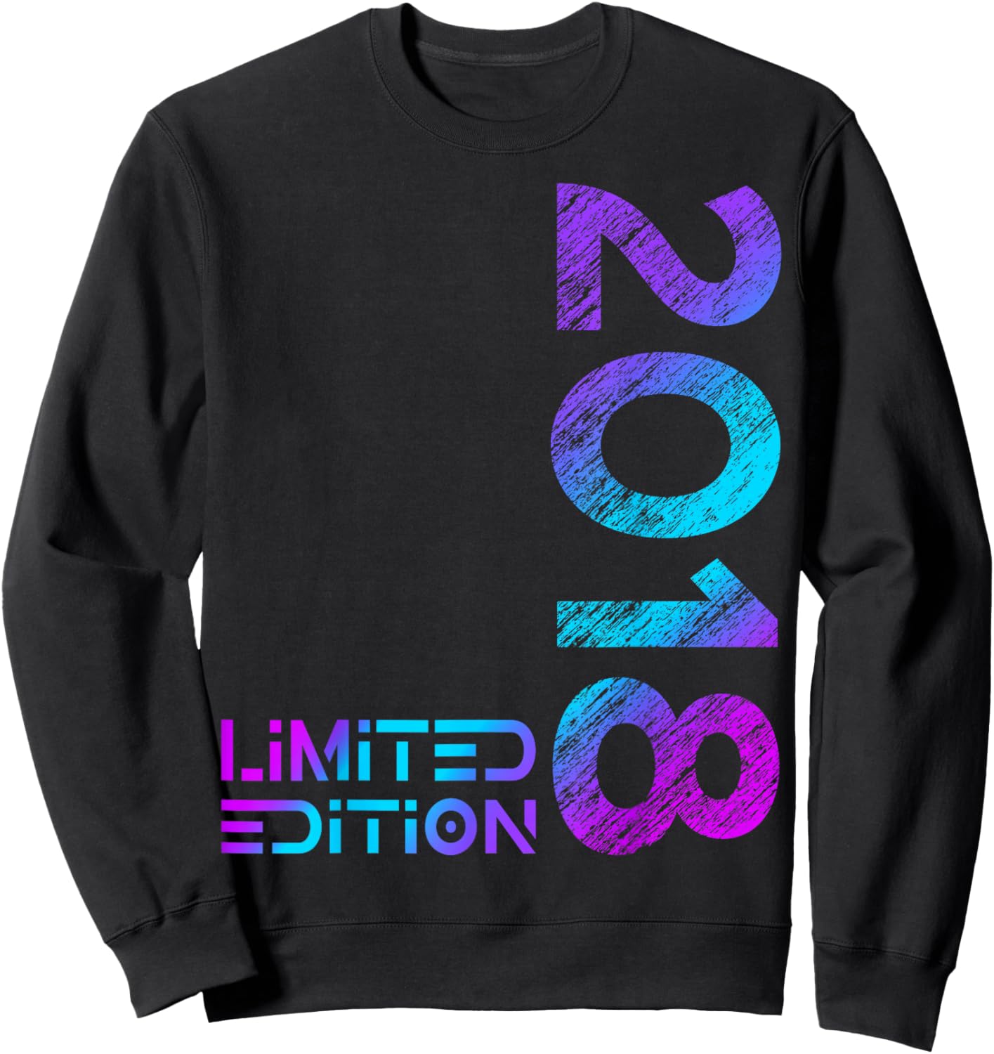 Limited Edition 2018 Boy Girl 8th Birthday 8 Sweatshirt - Sweatshirt | Black