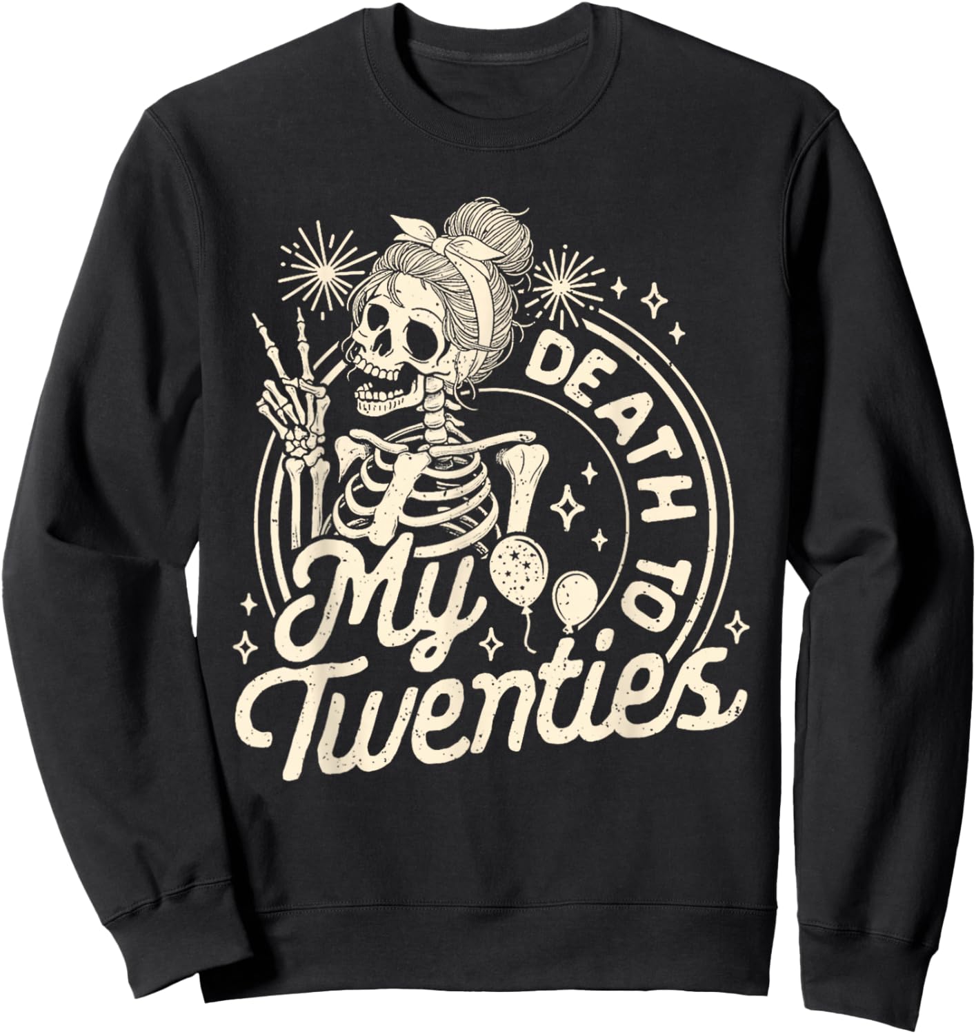 30 Years Old Skeleton Sweatshirt - Sweatshirt | Black