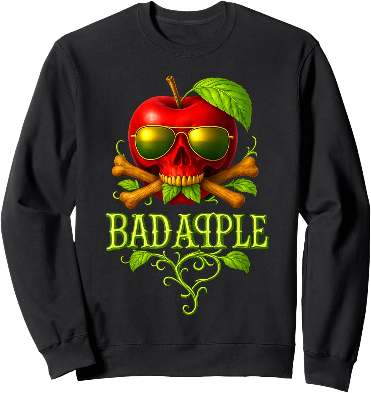 Bad Aqple Band Sweatshirt - Sweatshirt | Black