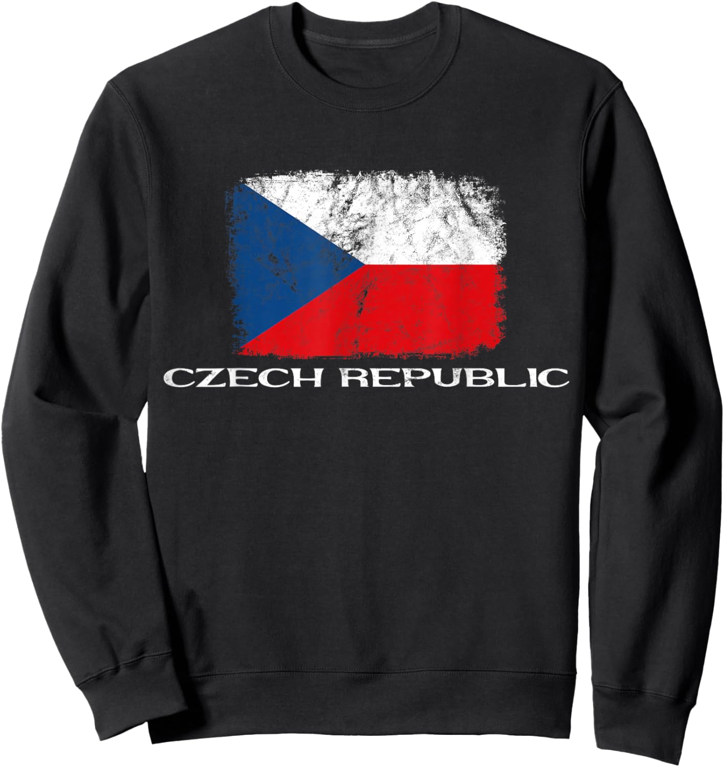 Czech Republic Flag, Czech Republic Travel, Czech Flag Sweatshirt - Sweatshirt | Black