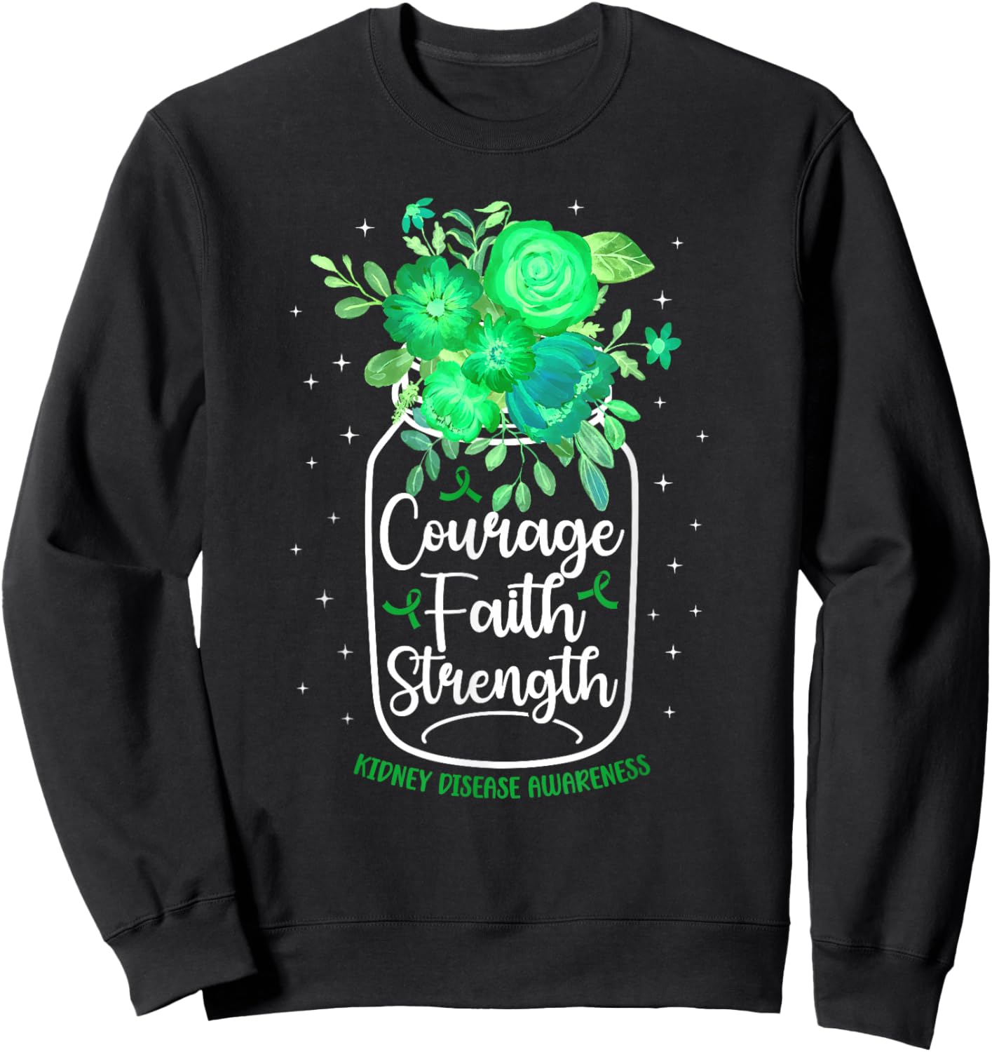 Kidney Disease Awareness Kidney Disease Survivor Sweatshirt - Sweatshirt | Black