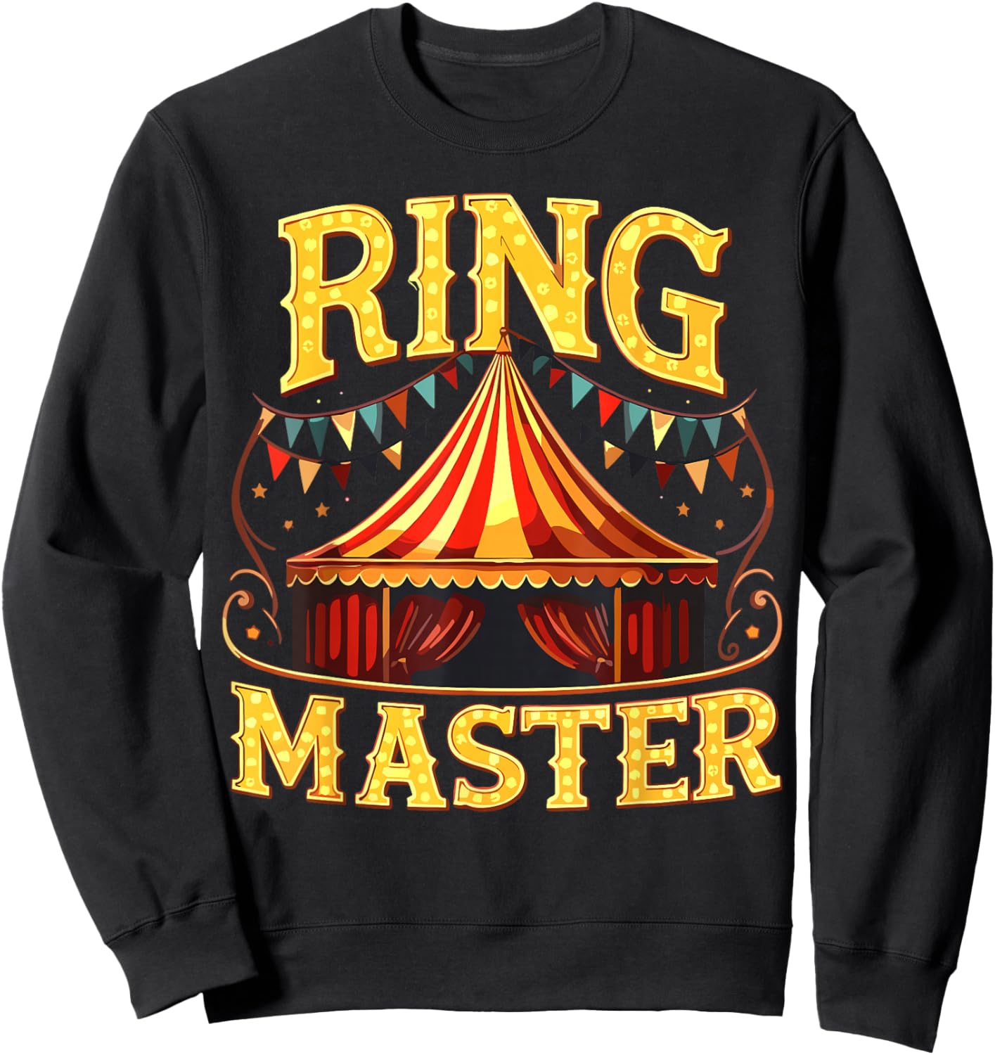 Ring Master Circus Staff Carnival Party Sweatshirt - Sweatshirt | Black