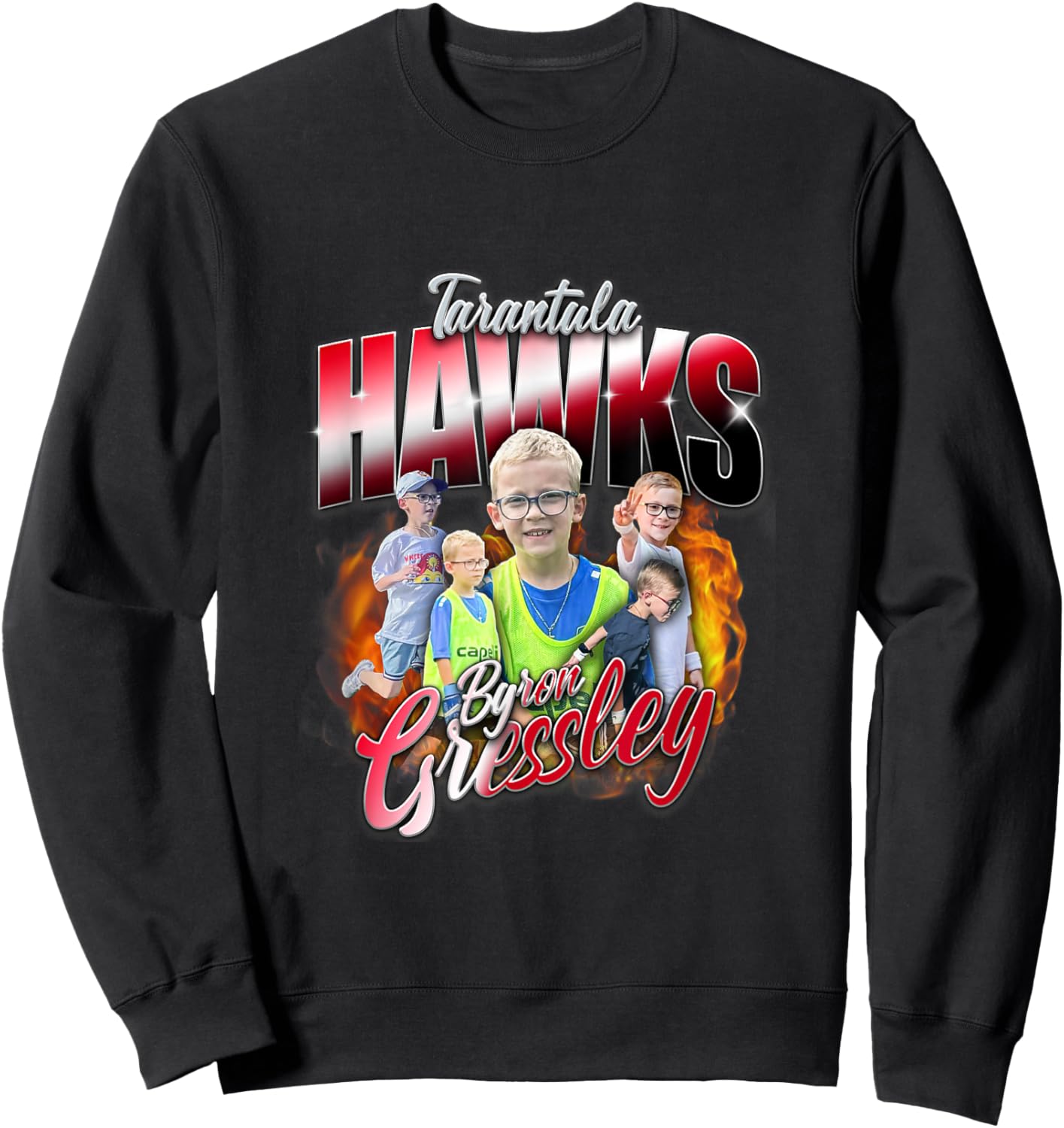 Byron Gressley x Tarantula Hawks | Official Player Collab Sweatshirt - Sweatshirt | Black