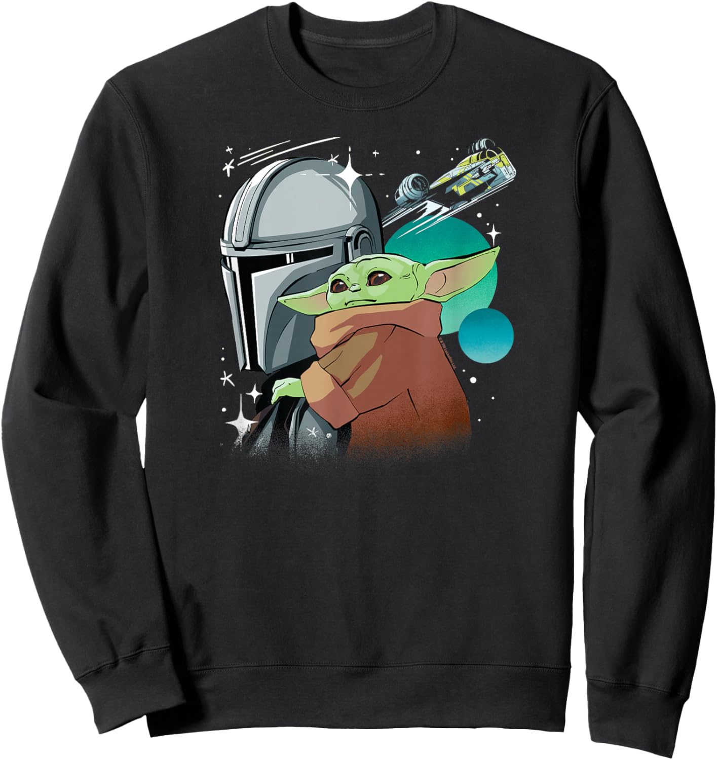 The Mandalorian and Grogu - Pose Sweatshirt - Sweatshirt | Black