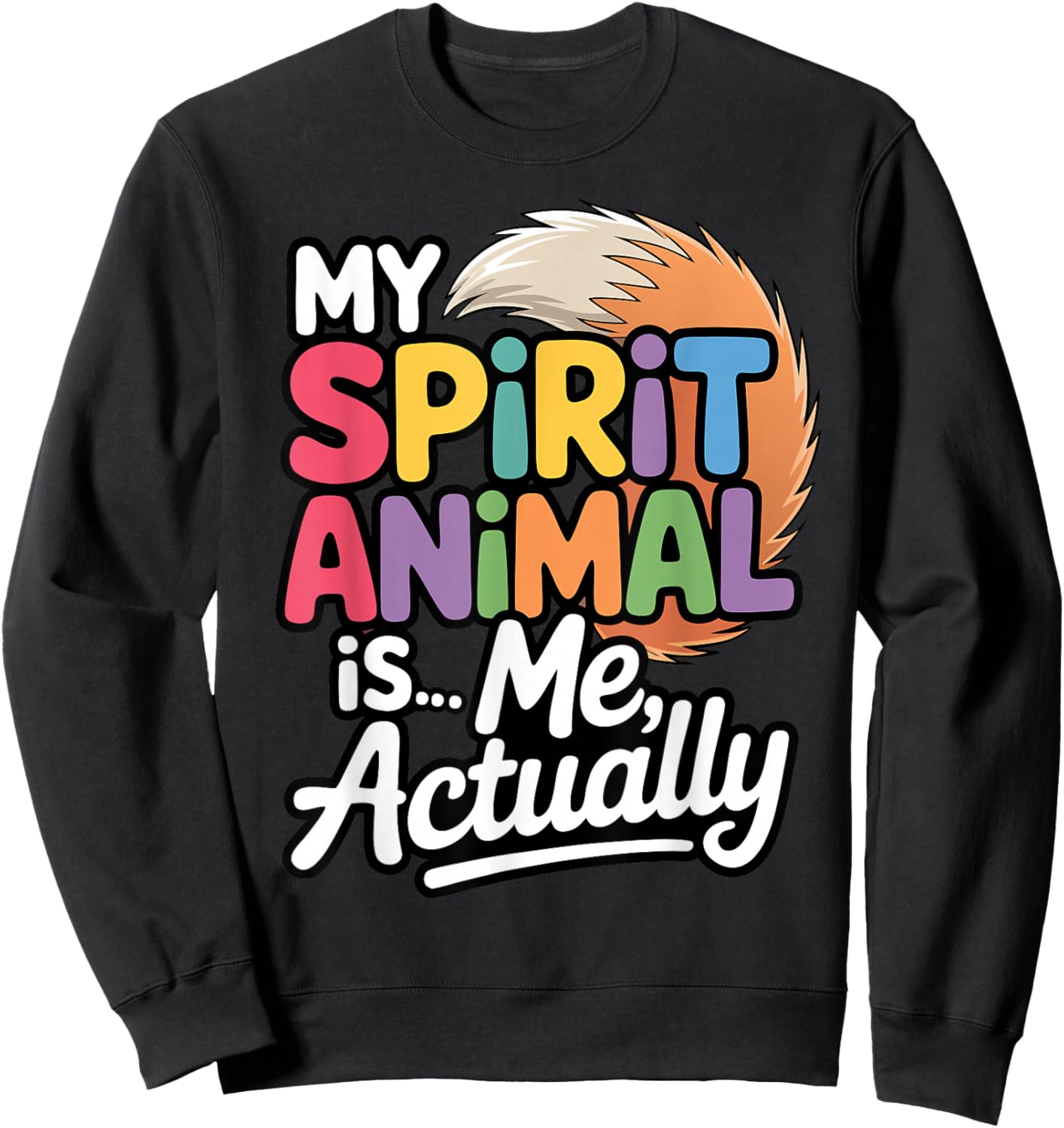 Fursonas Furry Fandom Anthropomorphic Animal Sweatshirt - Sweatshirt | Black