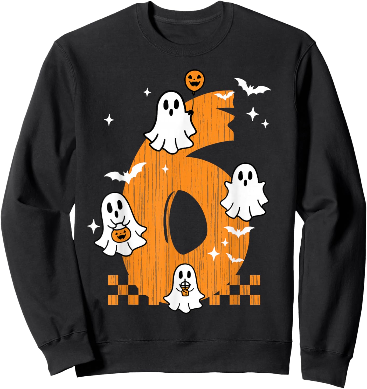 Six Seven 6 7 Meme 6 7 Halloween Costume Couple Sweatshirt - Sweatshirt | Black