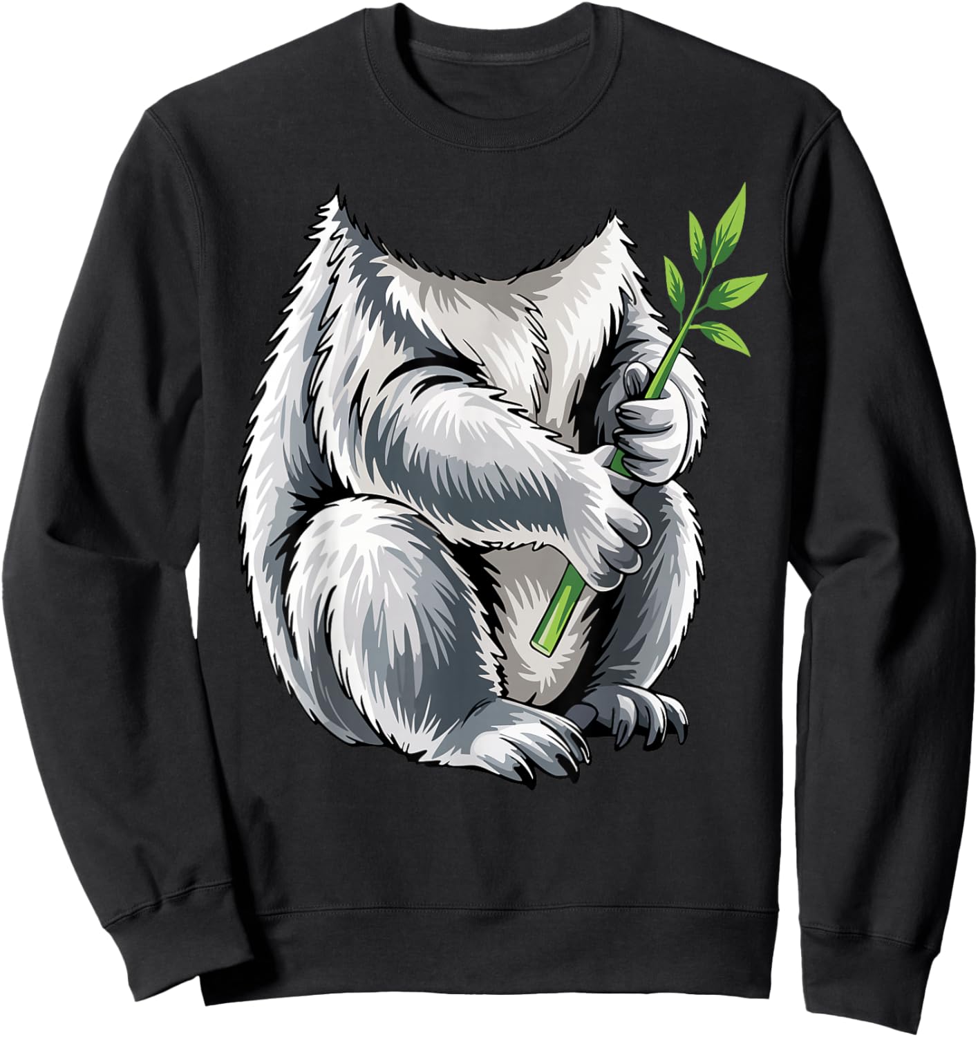 Koala Shirt Adult Kids Men Women Koala Costume Sweatshirt - Sweatshirt | Black