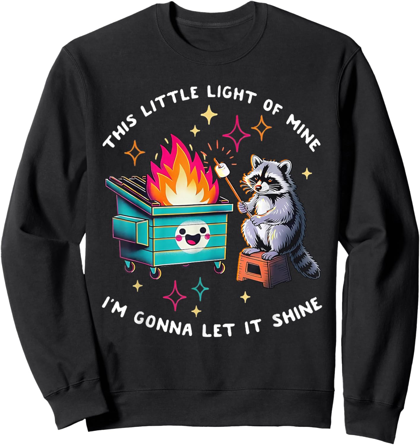 Meme Sweatshirt - Sweatshirt | Black
