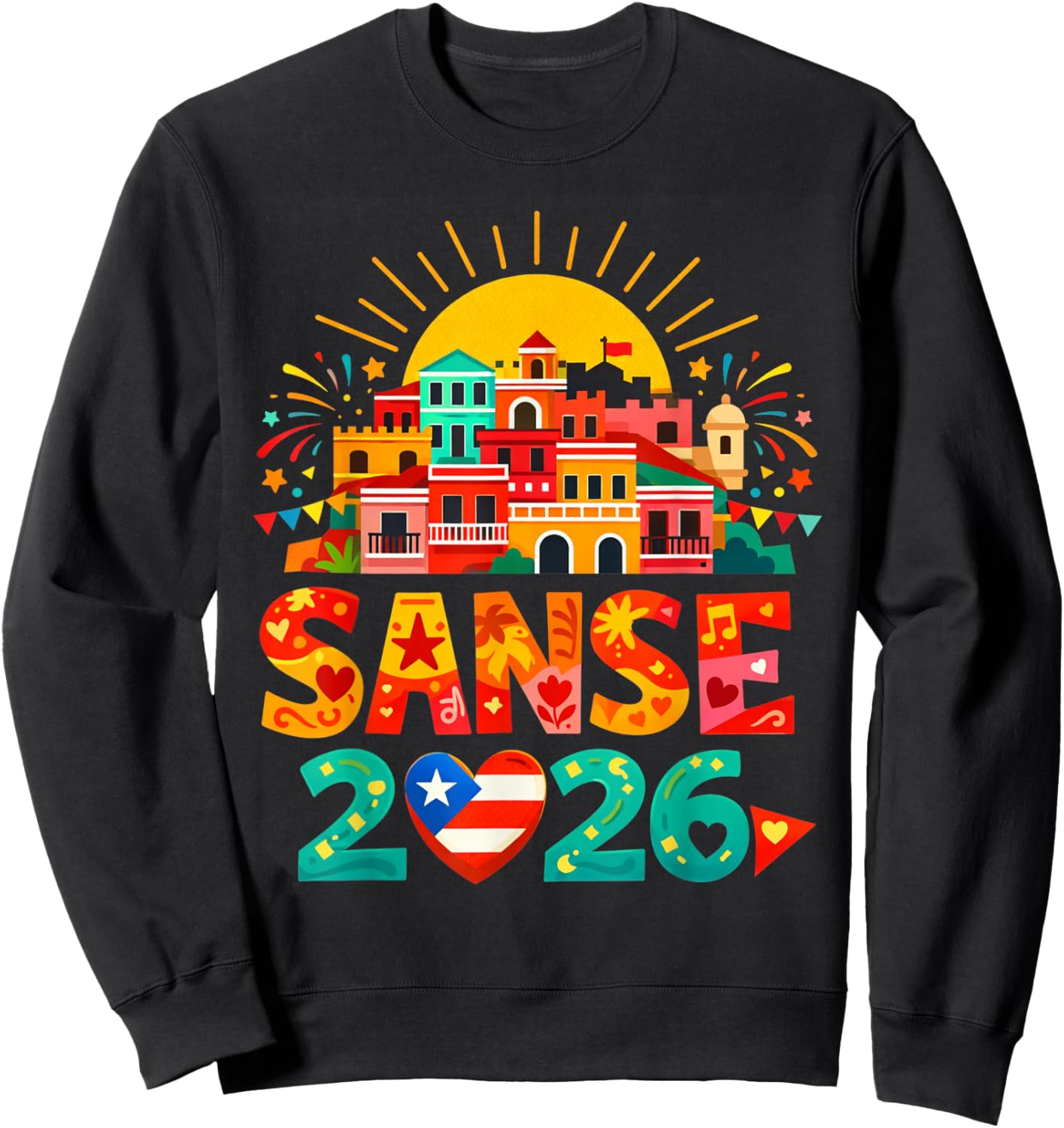 Balcones De Cora Sanse 2026 Juan San Festival San Sebastian Sweatshirt - Sweatshirt | Black