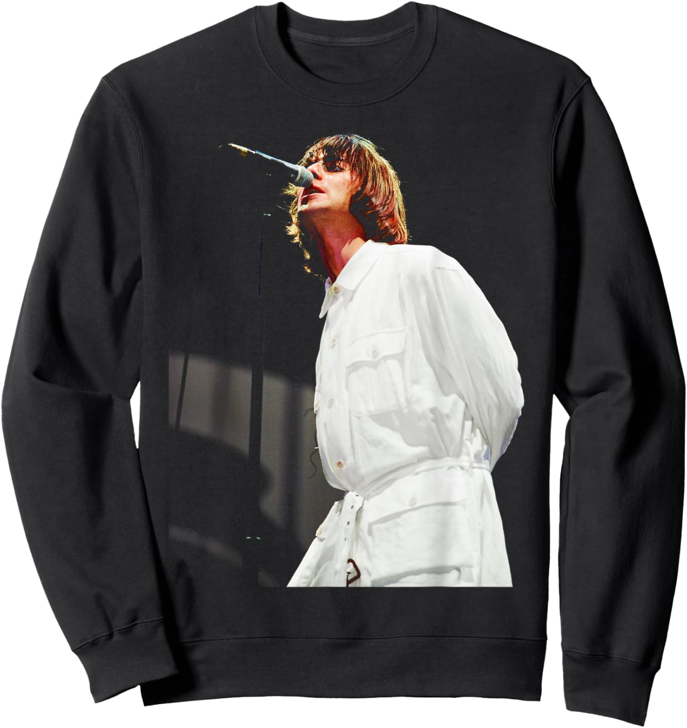 Liam Gallagher Oasis Live Britpop Knebworth 1996 Sweatshirt - Sweatshirt | Black