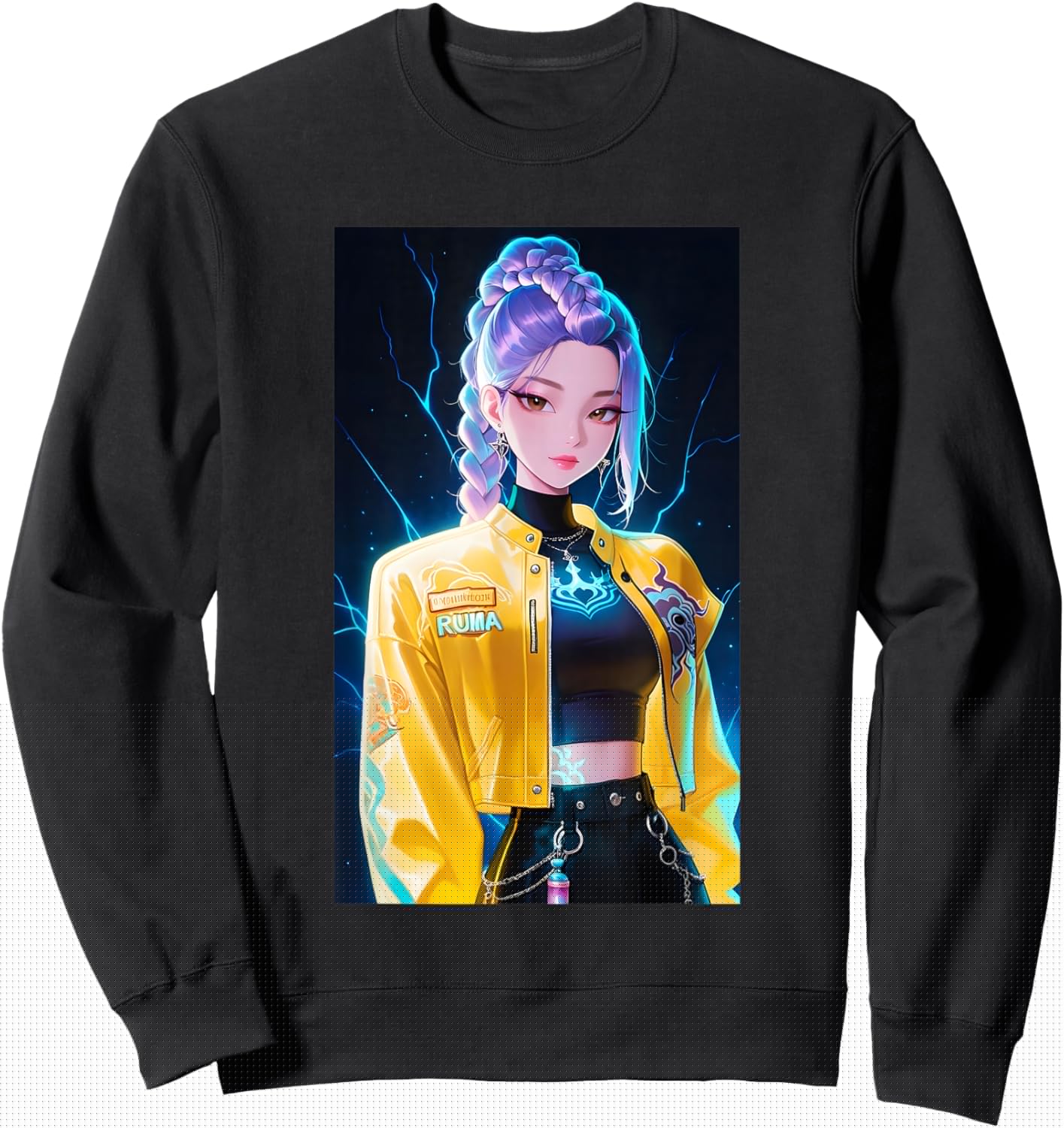 Cute Rumi Sweatshirt - Sweatshirt | Black