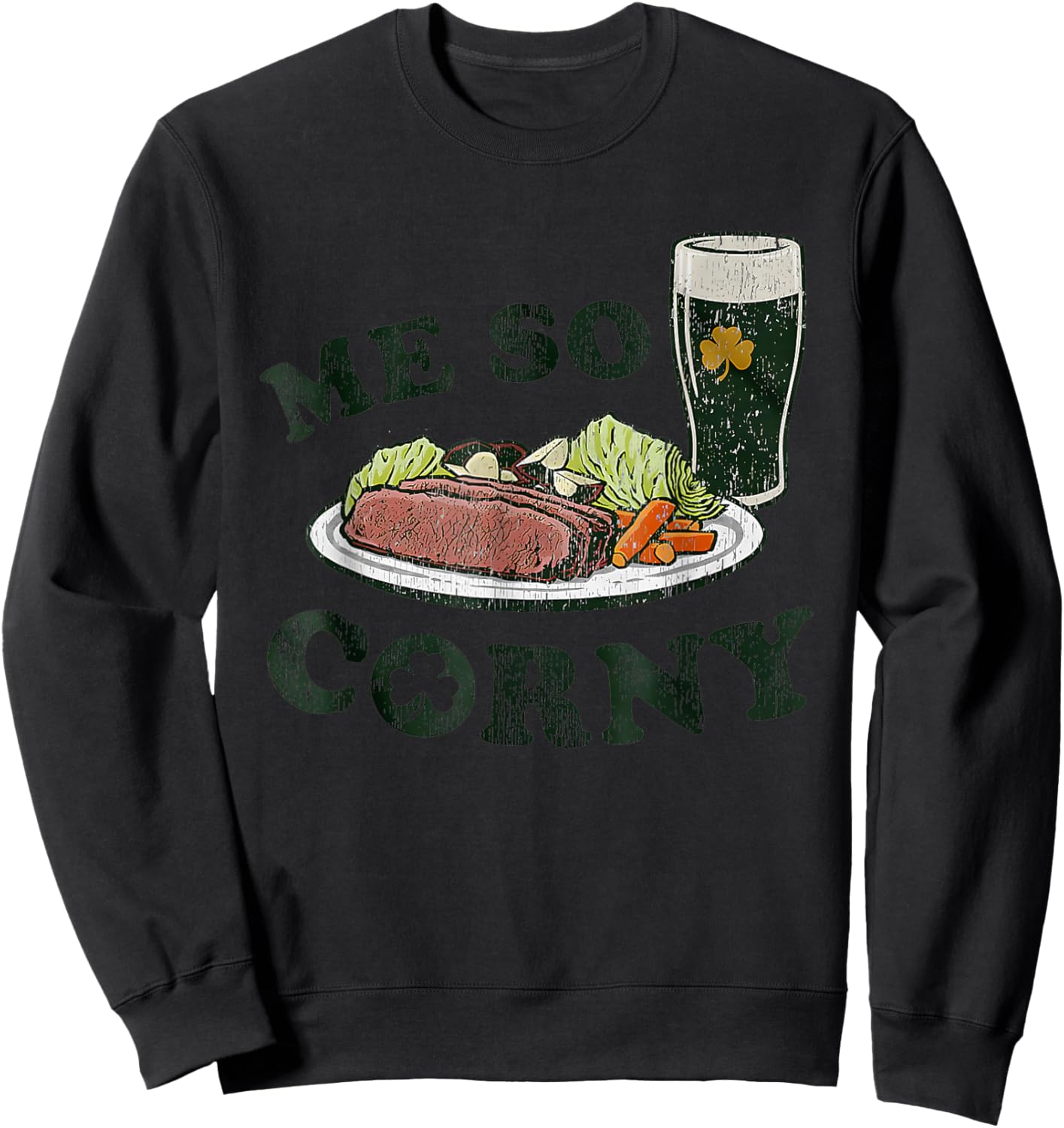 St Patrick's Day Sweatshirt - Sweatshirt | Black